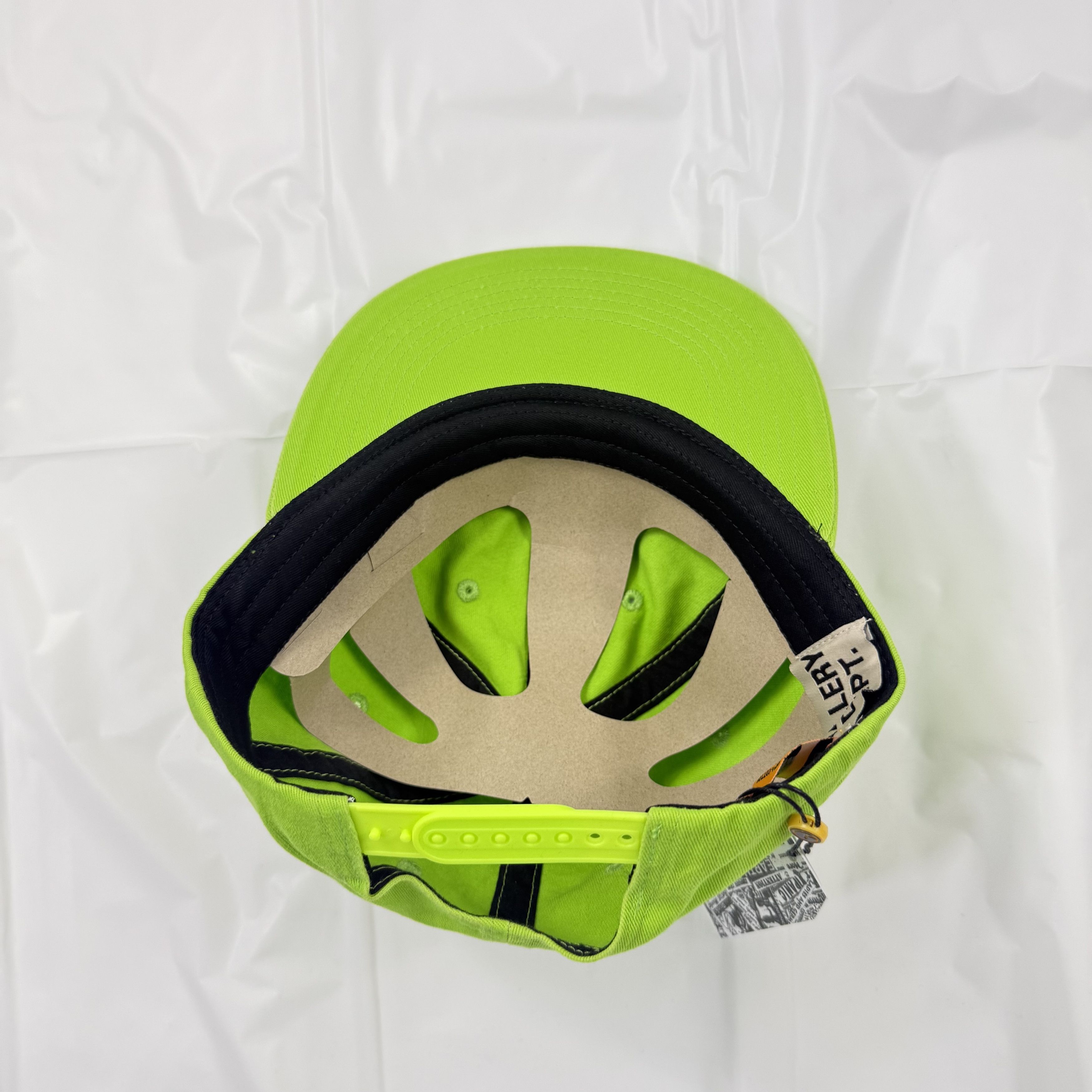 Gallery Dept. Gallery Dept. Dept. Logo Hat Fluorescent Green Snapback NEW Size ONE SIZE - 6 Thumbnail
