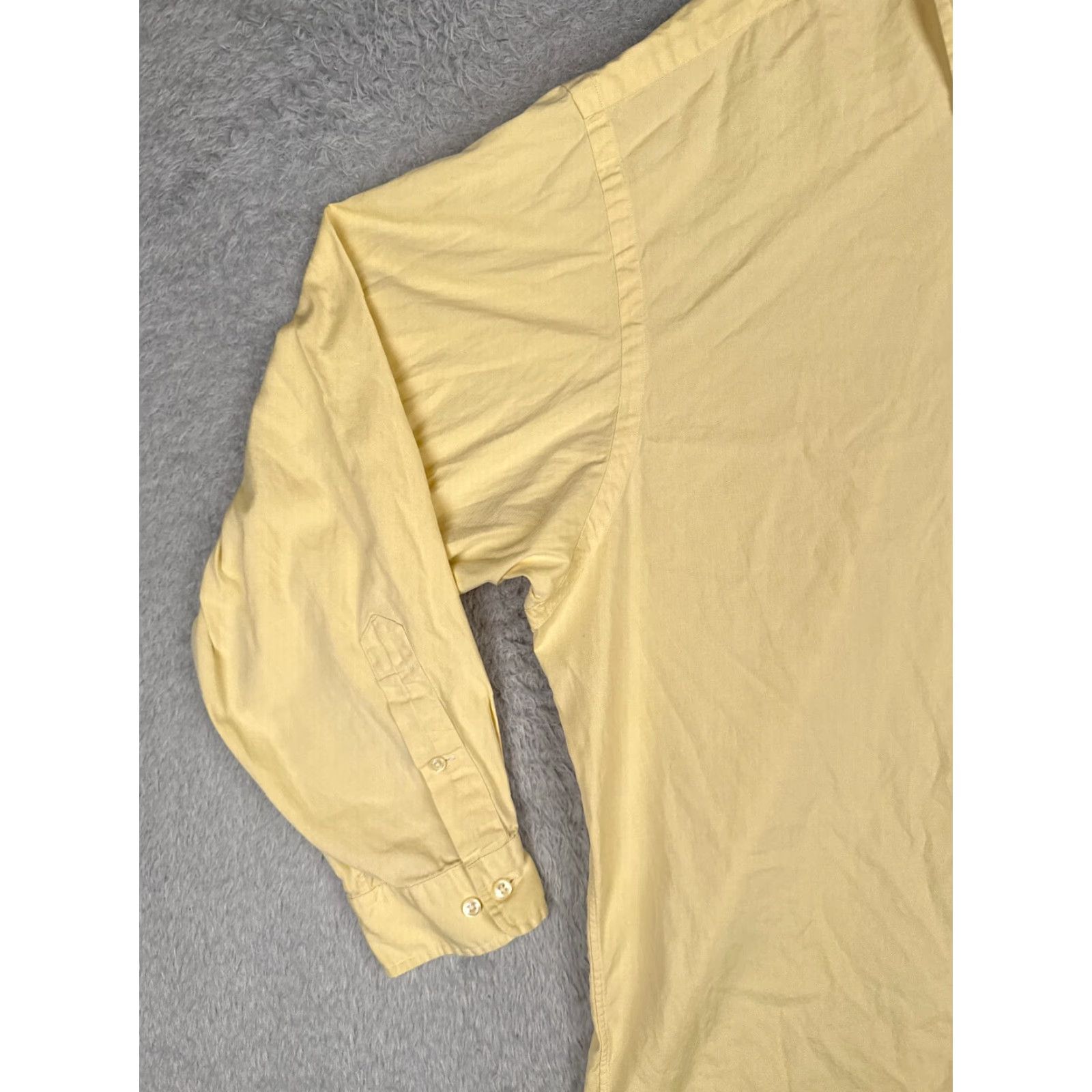 Polo Ralph Lauren Ralph Lauren Shirt Men 18 Yellow Button Up 100% Cotton Long Sleeve Pony (Regular) Vintage? No Size US XXL / EU 58 / 5 - 3 Thumbnail