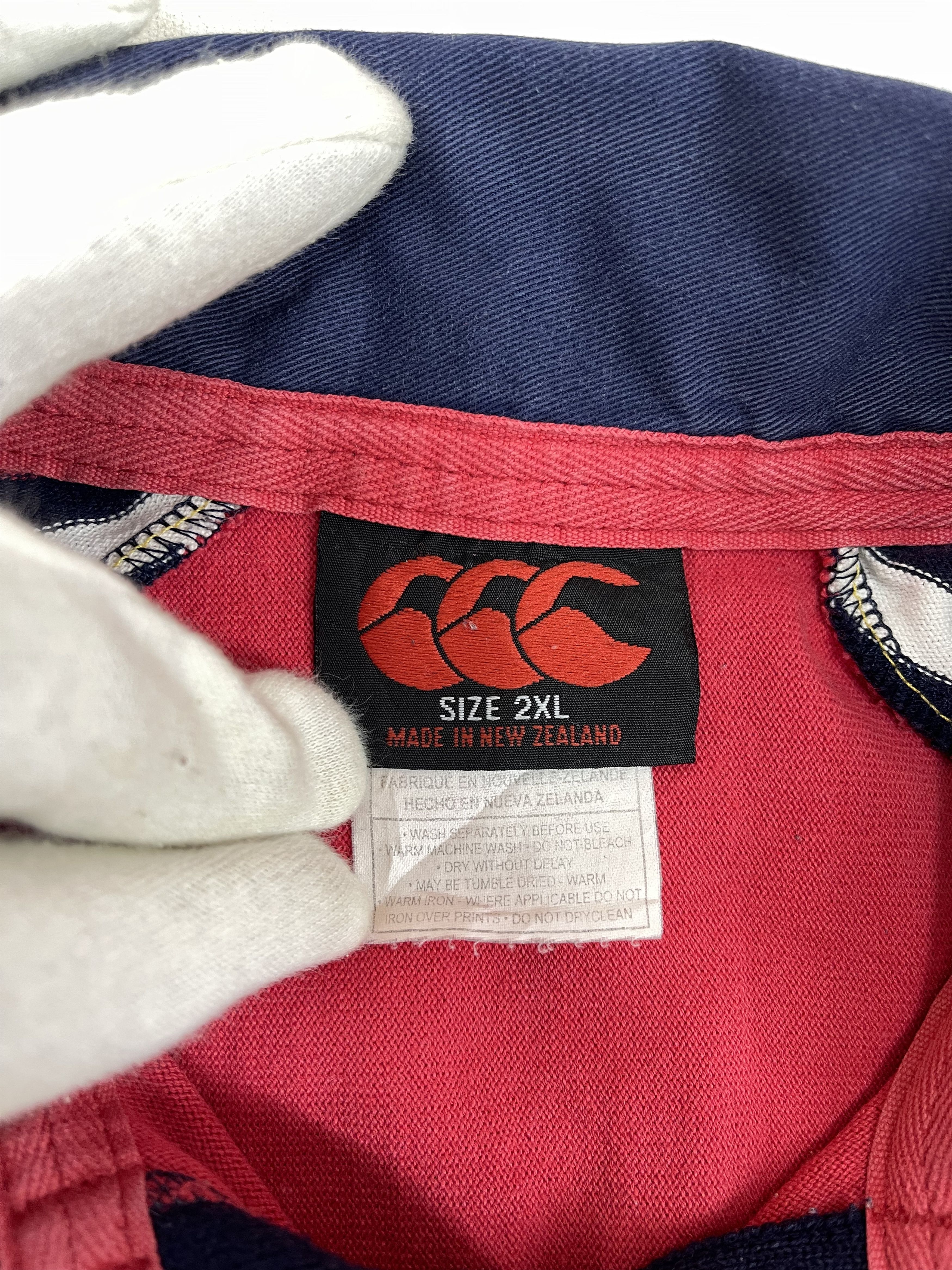 Canterbury of New Zealand 90s Vintage CANTERBURY BANK OF IRELAND Polo Tee #1873/08 Size US XXL / EU 58 / 5 - 8 Thumbnail