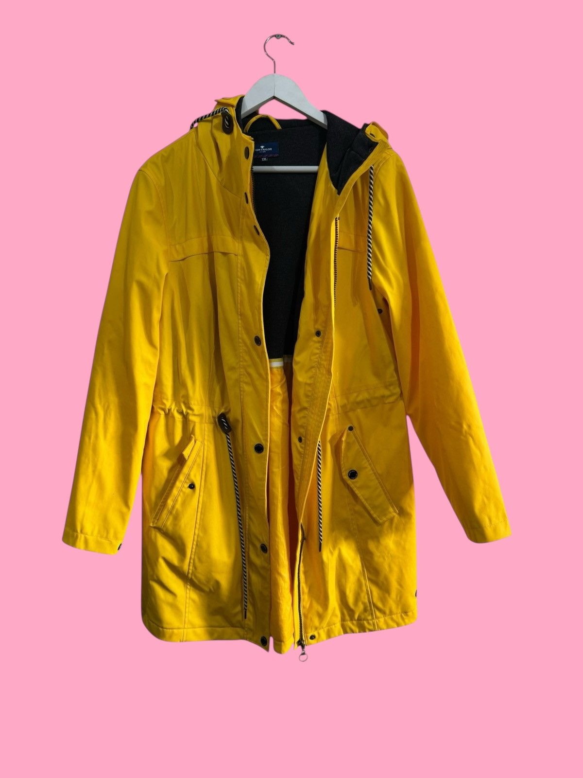Tom Tailor Yellow Utility Parka Tom Tailor raincoat jacket M Size M / US 6-8 / IT 42-44 - 6 Thumbnail