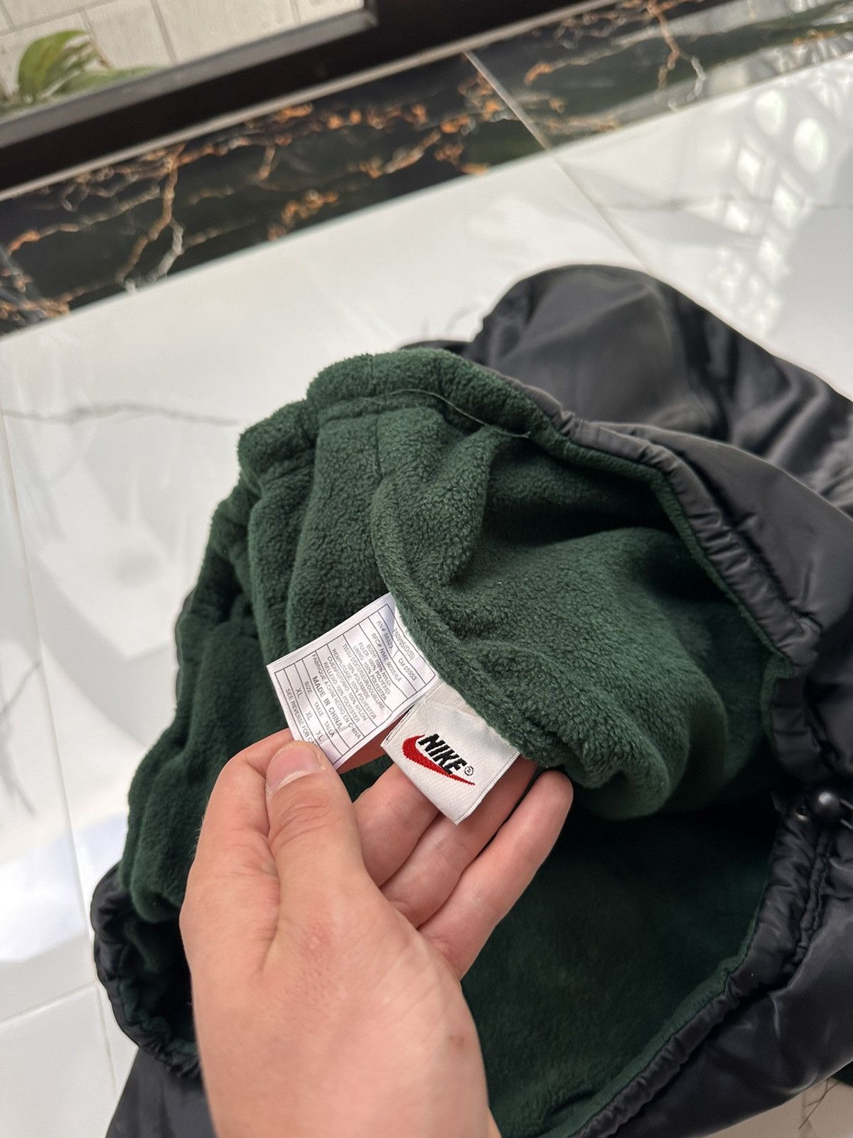 Nike × Vintage RARE! NIKE VINTAGE REVERSIBLE BIG SWOOSH TEDDY SHERPA JACKET Size US XL / EU 56 / 4 - 14 Thumbnail