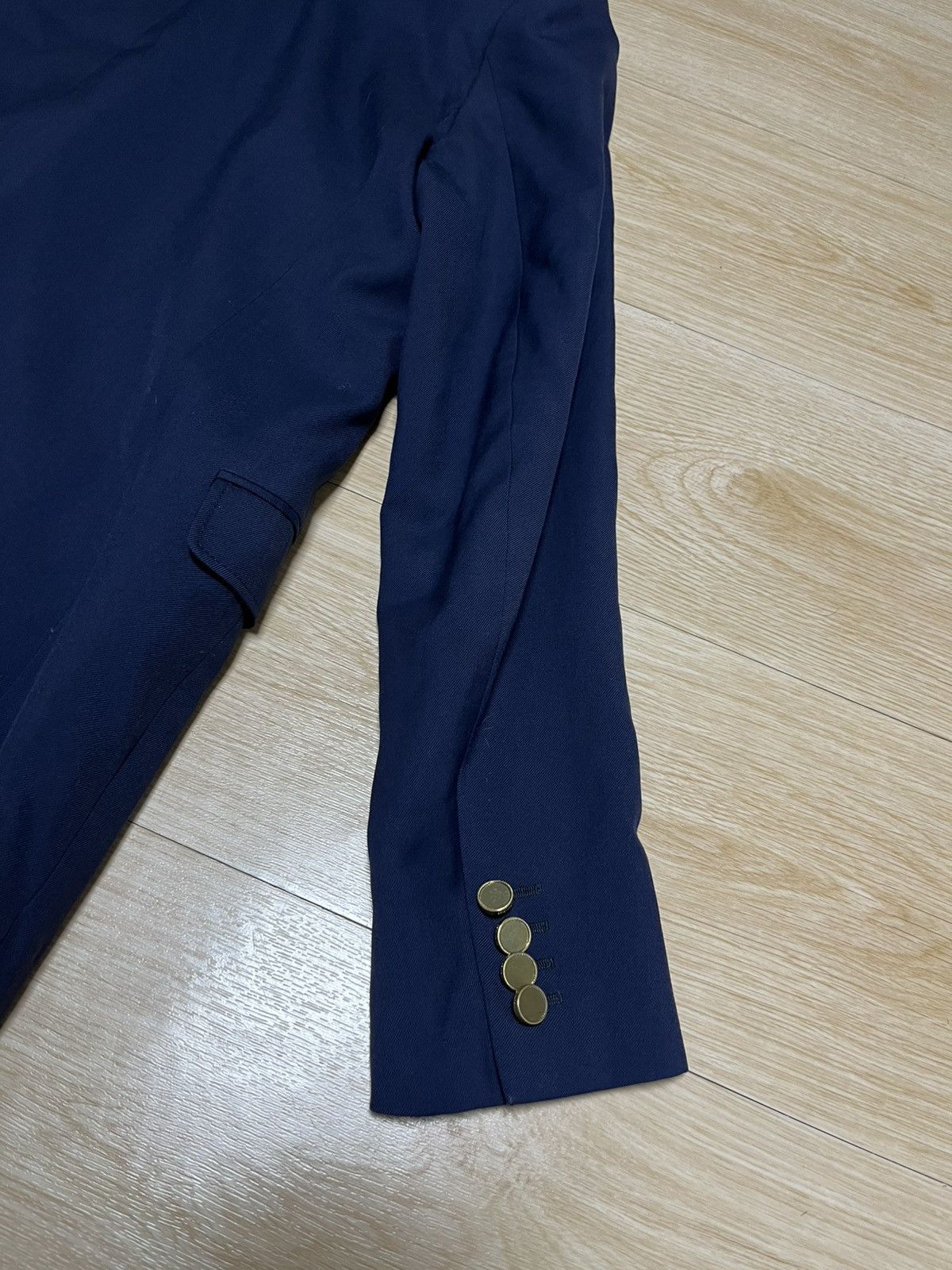 Saint Laurent Paris 56 Saint Laurent ss14 gold button blazer suit jacket Size 54L - 7 Thumbnail