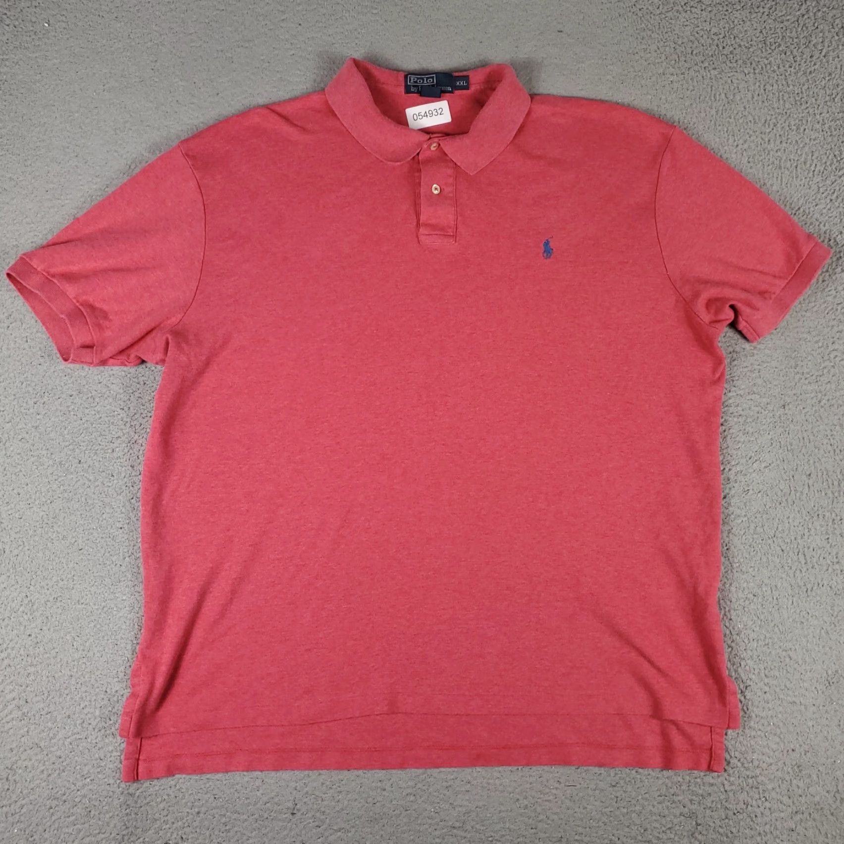 Ralph Lauren Ralph Lauren Polo Shirt Mens 2XL Red Casual Short Sleeve Woven Activewear Size US XXL / EU 58 / 5 - 2 Thumbnail