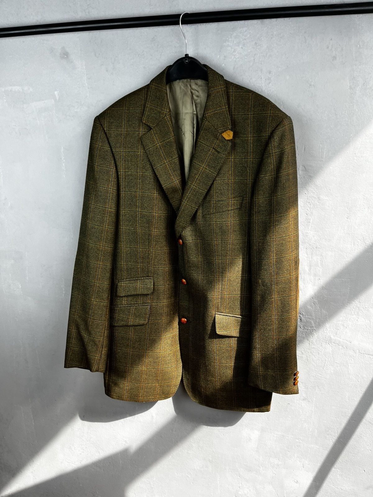 Burberry × Lucky Brand × Vintage Burberry blazer jacket vintage Size 52R - 1 Thumbnail