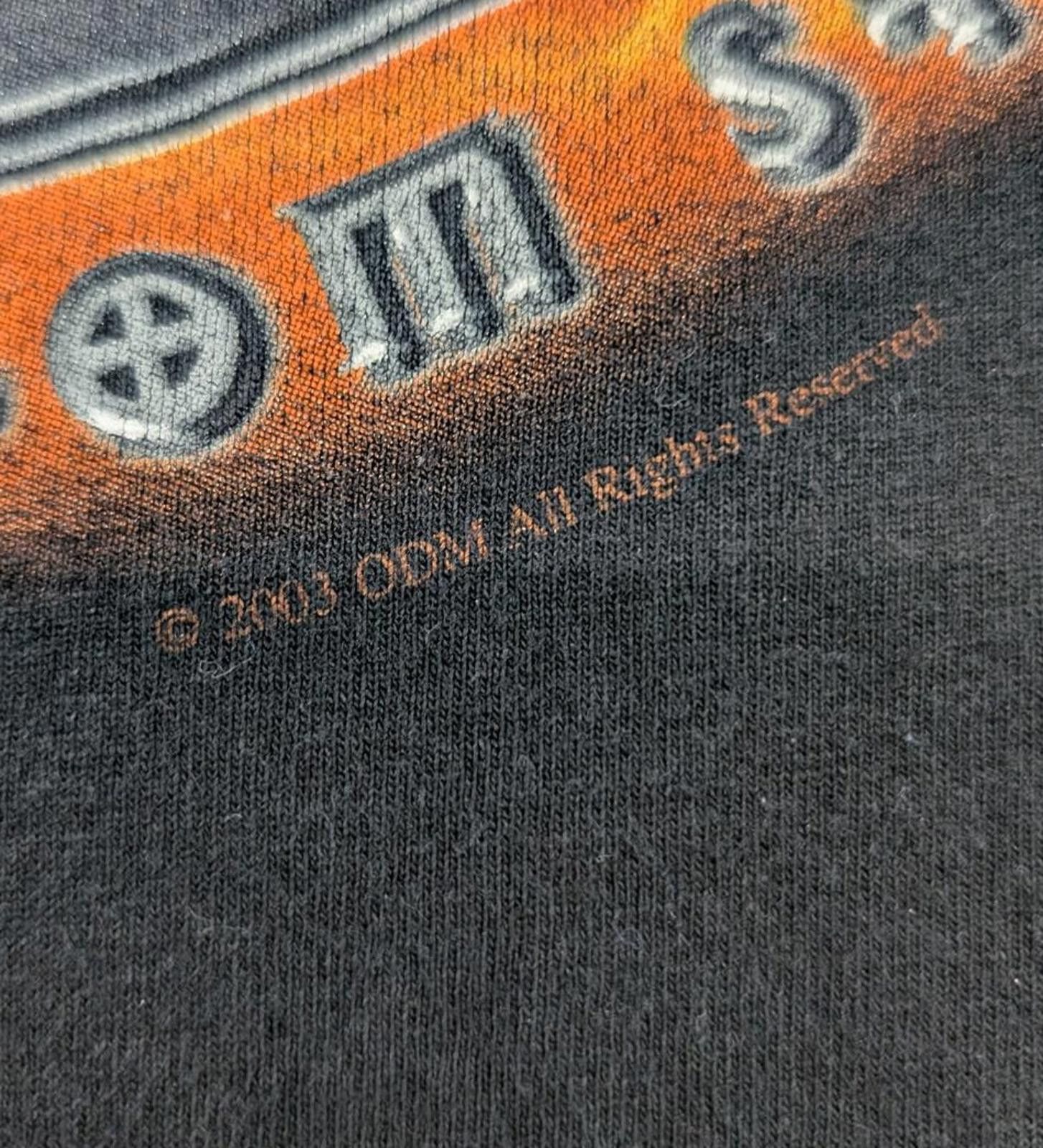 Vintage Vintage Y2K Orange County Choppers Flame Motorcycle T-shirt Size US L / EU 52-54 / 3 - 6 Thumbnail