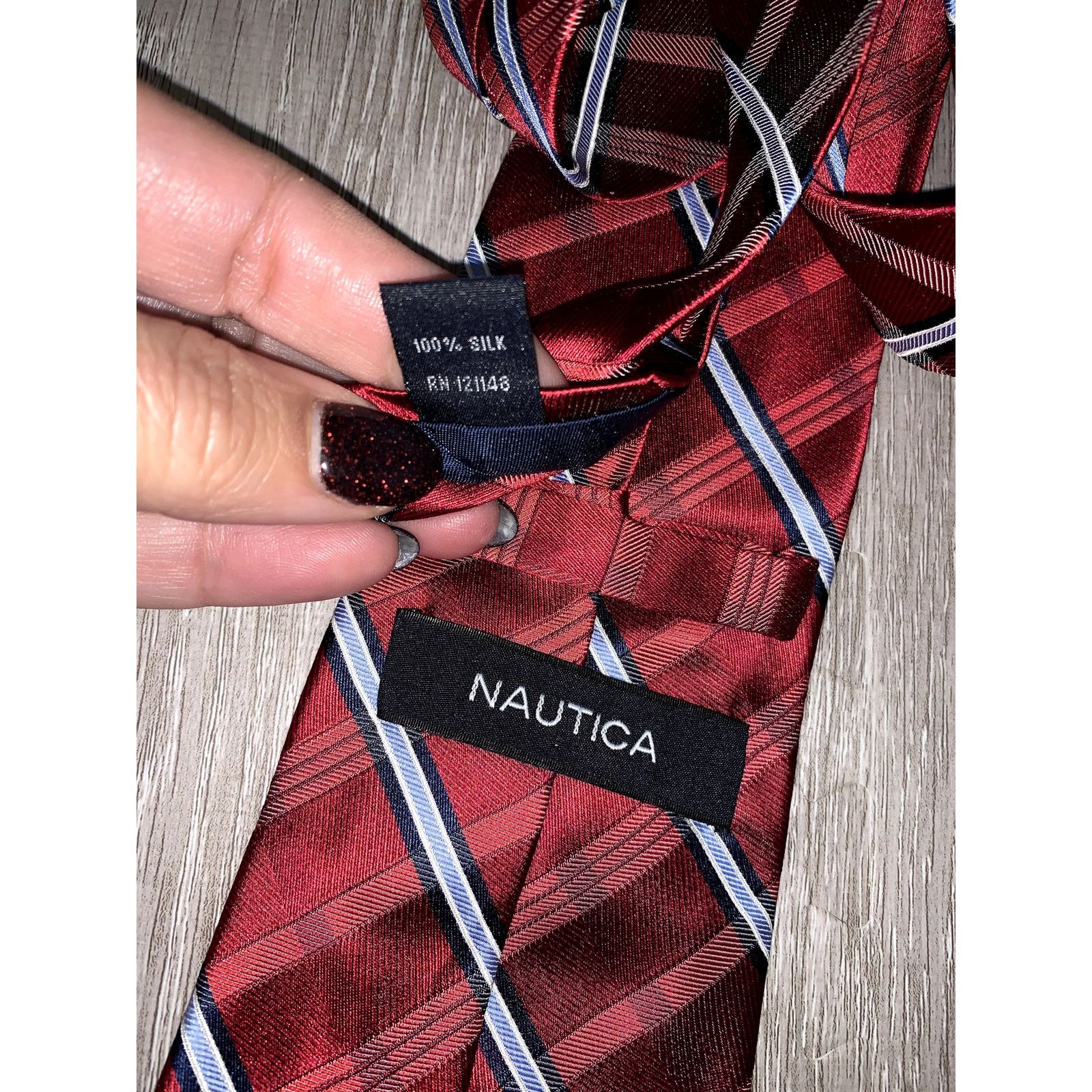 Nautica Nautica Men's Silk Ties Set of 3 Multicolor Striped Size ONE SIZE - 5 Thumbnail