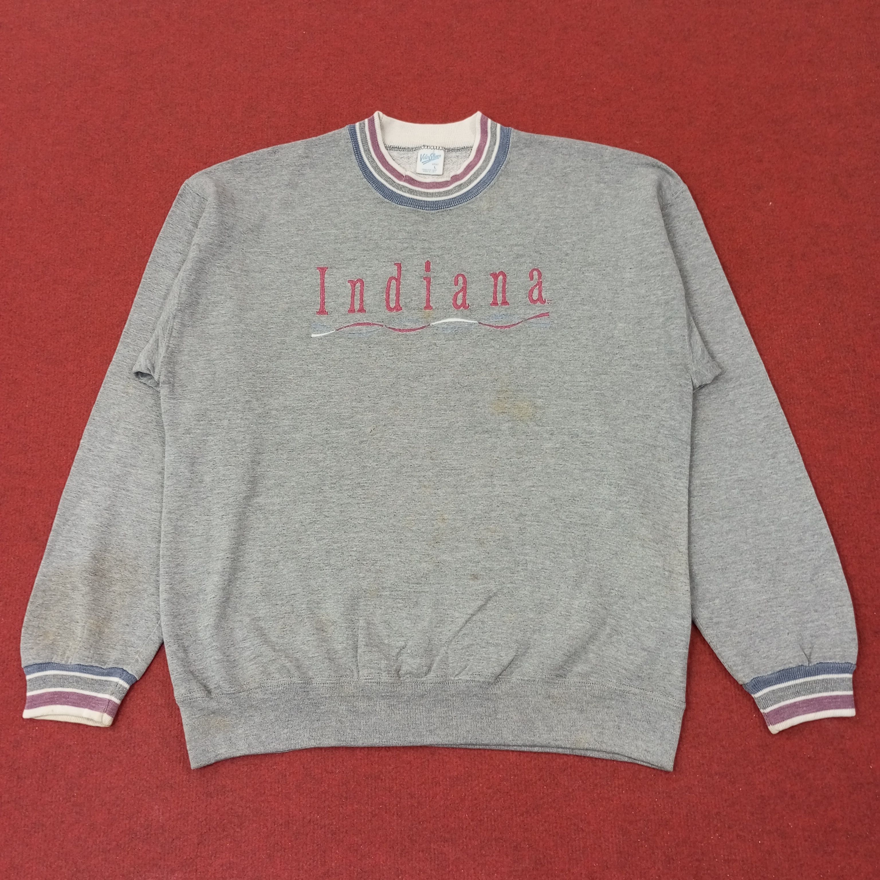 Vintage Indiana Streetwear Style Vintage Sweatshirt c251n12 Size US M / EU 48-50 / 2 - 1 Thumbnail