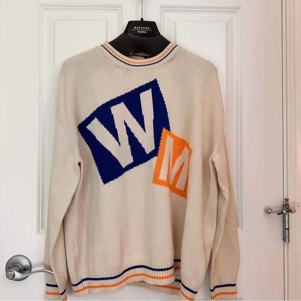 Designer Weekend Max Nara Label-cut Cotton Blend Yarn Sweater Sz: S Size S / US 4 / IT 40 - 2 Thumbnail