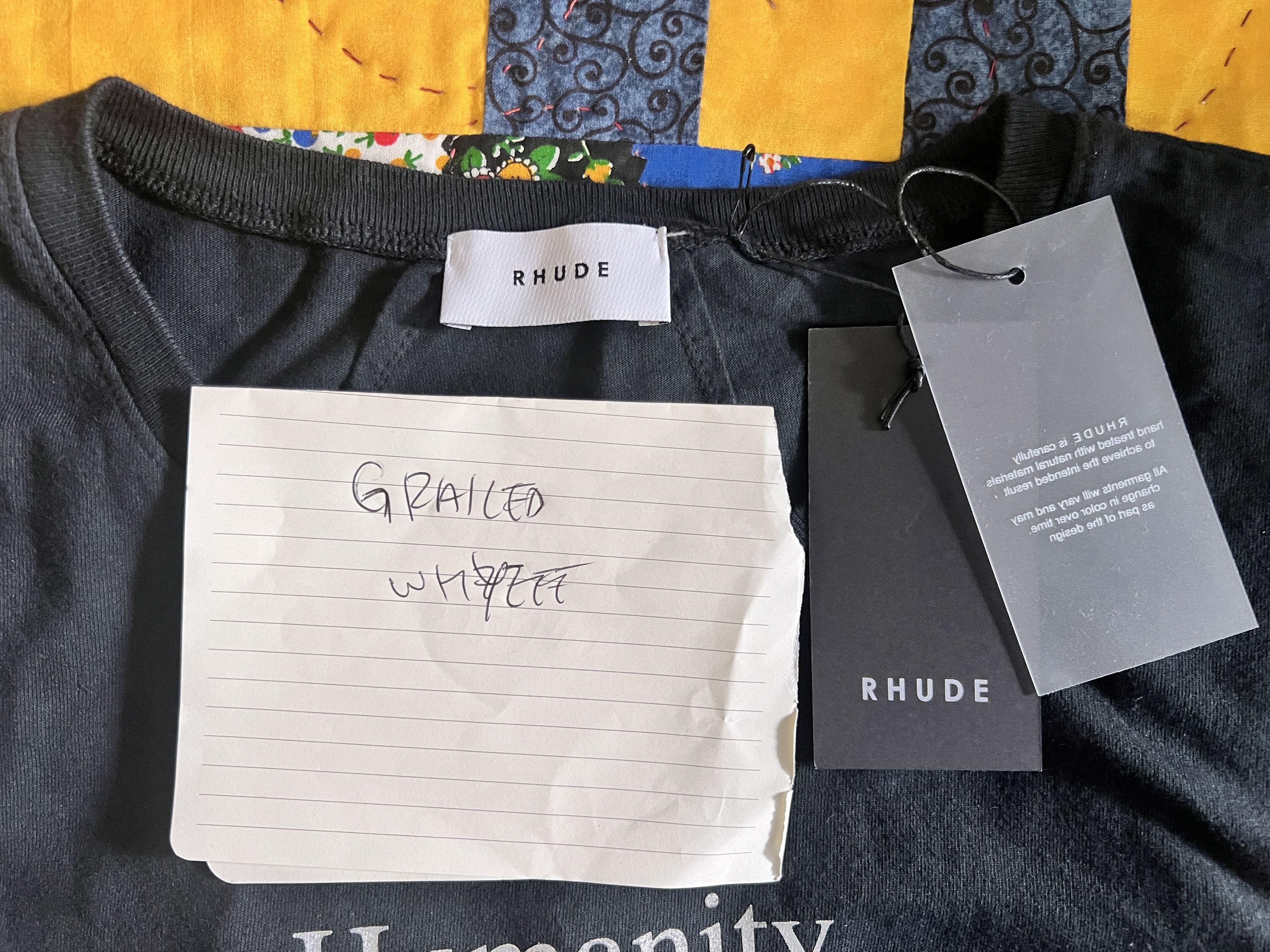 Rhude XL | NWT Rhude "Humanity" T-Shirt Size US XL / EU 56 / 4 - 4 Thumbnail