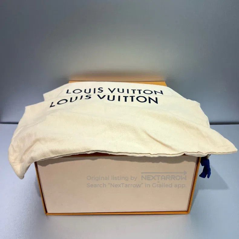 Louis Vuitton Louis Vuitton Trainer Maxi Fat Ding White Blue shoes Size US 10 / EU 43 - 8 Thumbnail