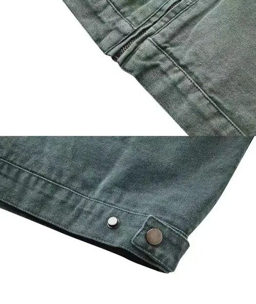 Japanese Brand Vintage street punk washed and distressed badge jacket Size US L / EU 52-54 / 3 - 7 Thumbnail
