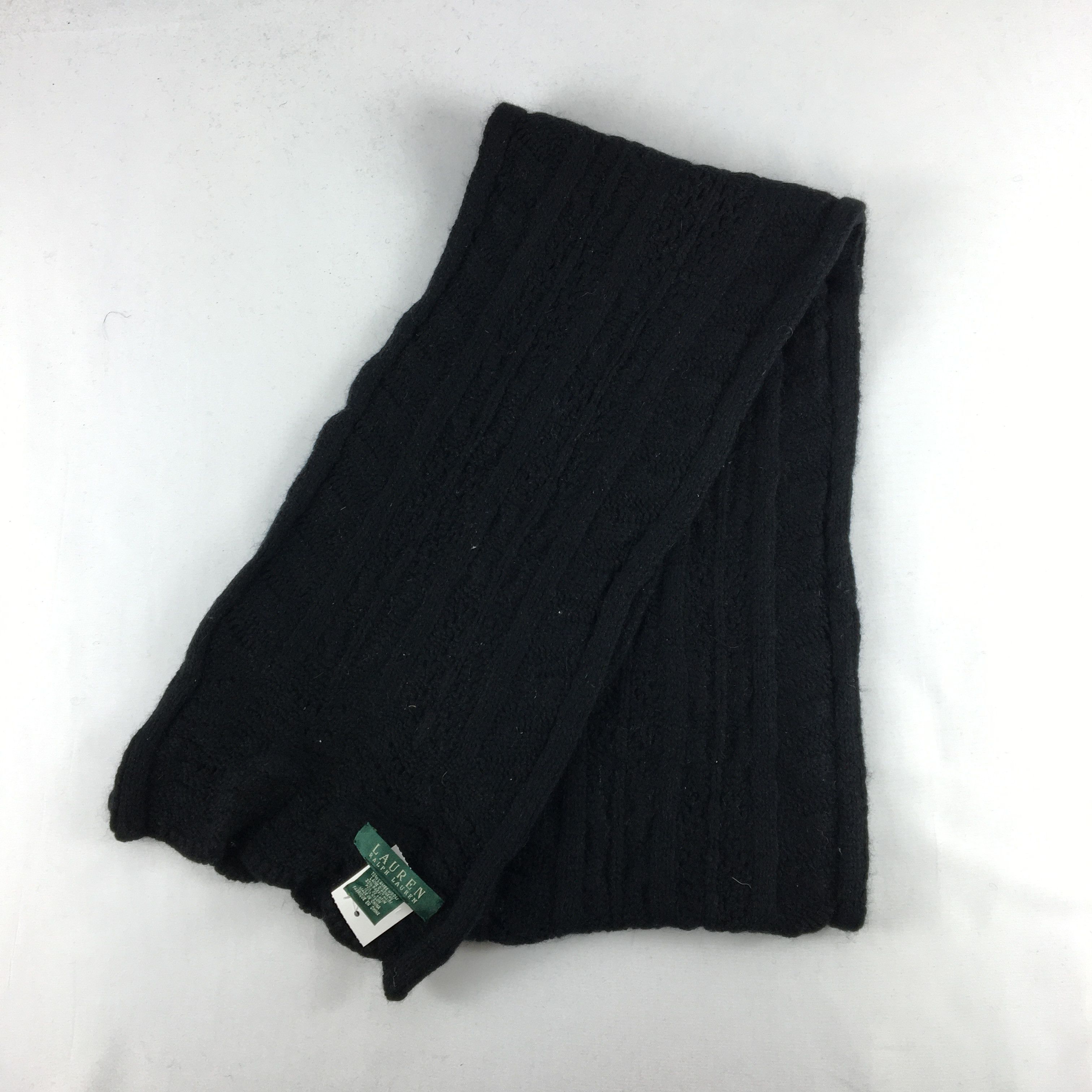 Polo Ralph Lauren Vintage Polo Ralph Lauren Scarf Cable Knit Wool Scarves . Size ONE SIZE - 3 Thumbnail