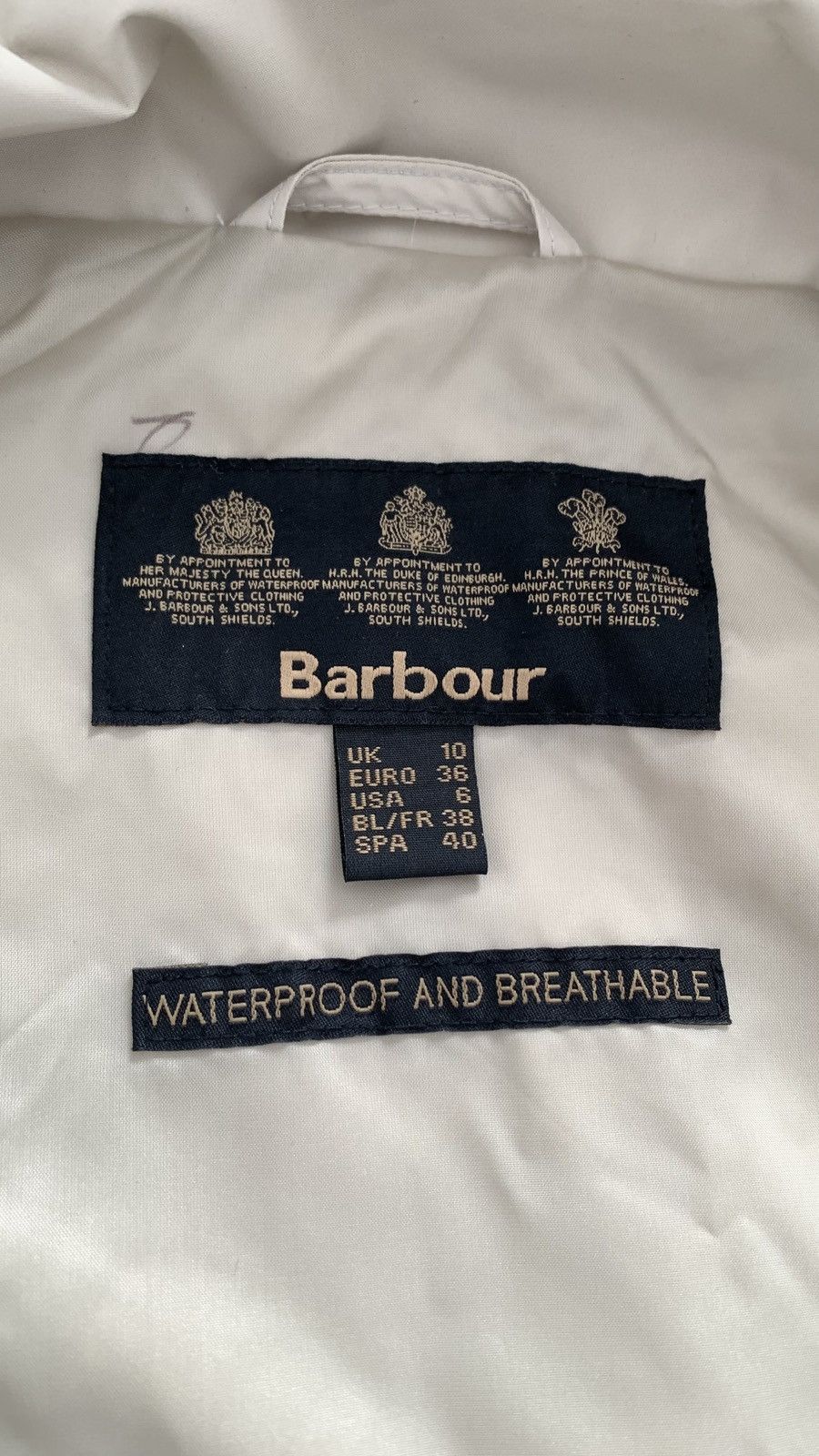 Barbour Barbour Waterproof And Breathable Beige Jacket US6 UK10 Size M / US 6-8 / IT 42-44 - 9 Thumbnail