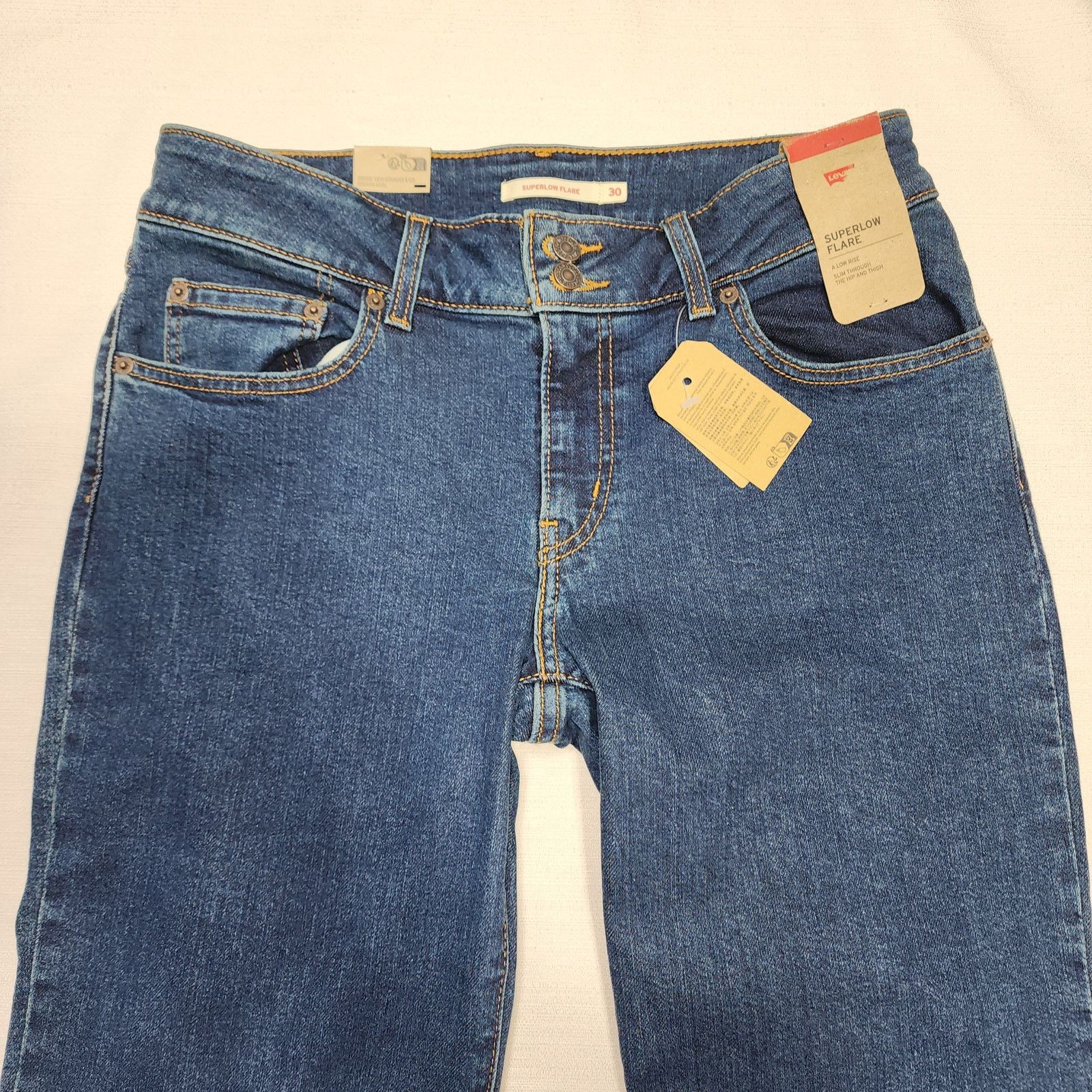 Levi's Levi's superlow flare low rise jeans W30'' X L32'' Size 30" / US 8 / IT 44 - 4 Thumbnail