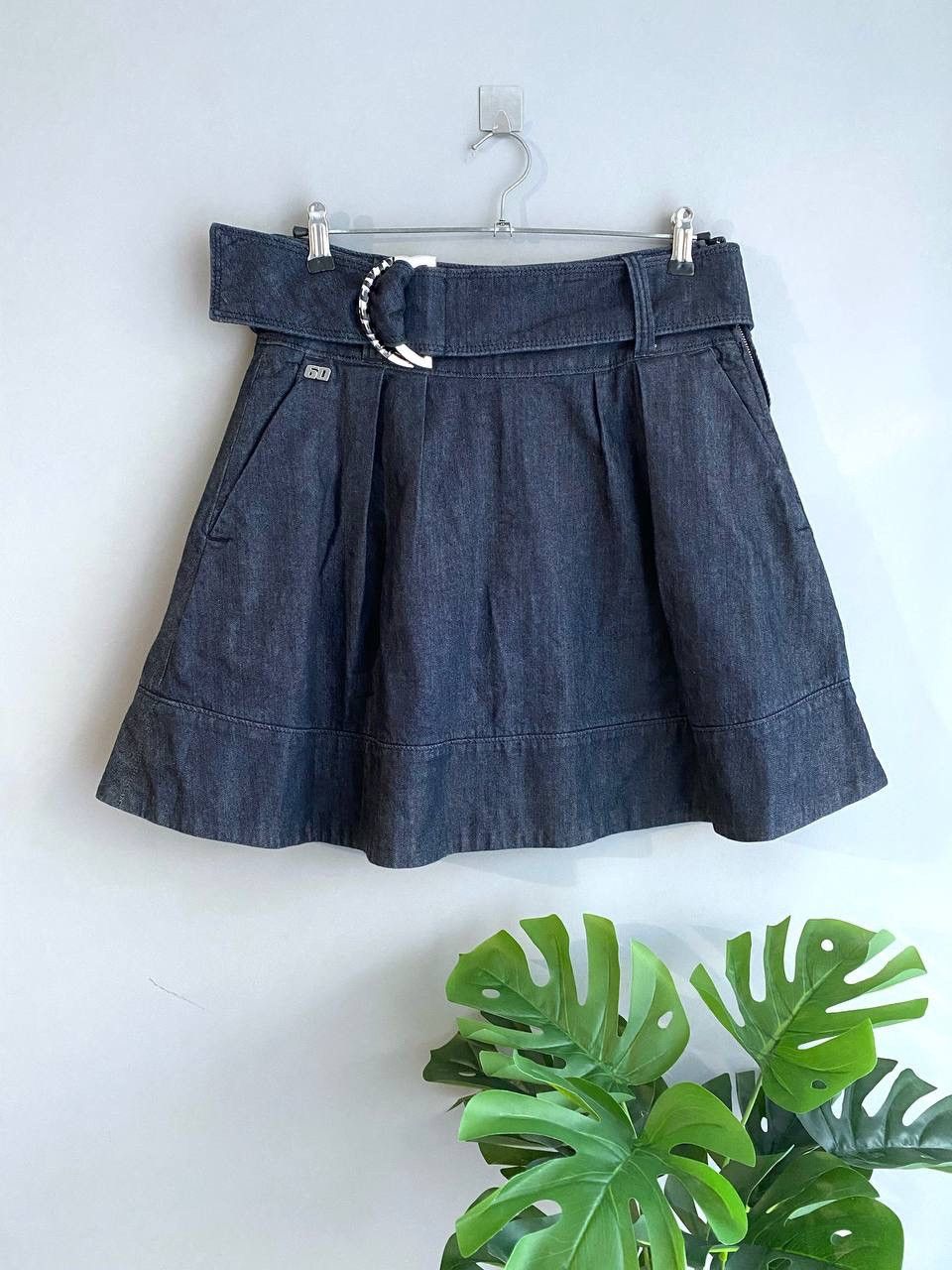 Miss Sixty Miss Sixty 00s Vintage Y2K Denim Mini Skirt, Size L Size 32" / US 10 / IT 46 - 1 Thumbnail