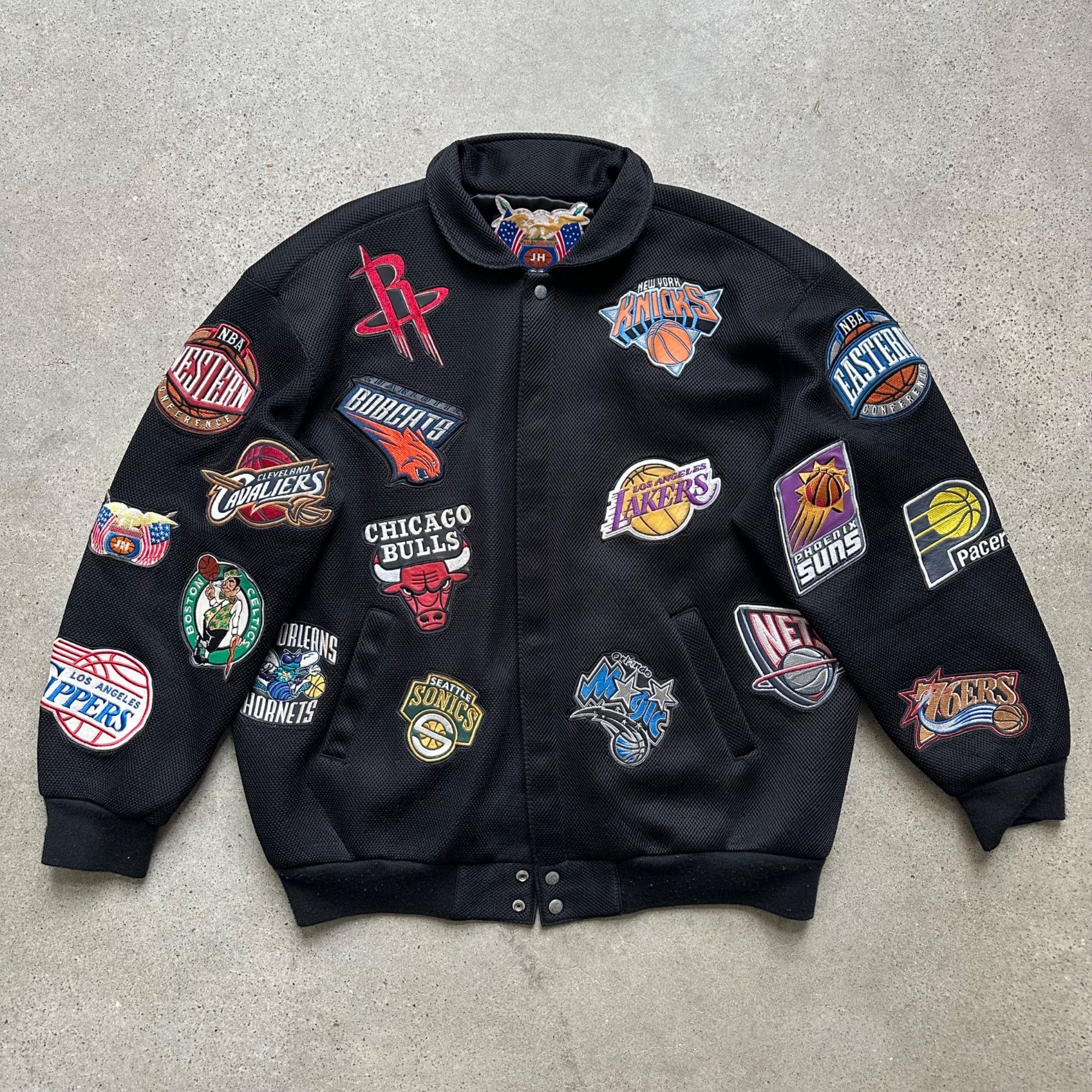 Nba patch jacket hot sale