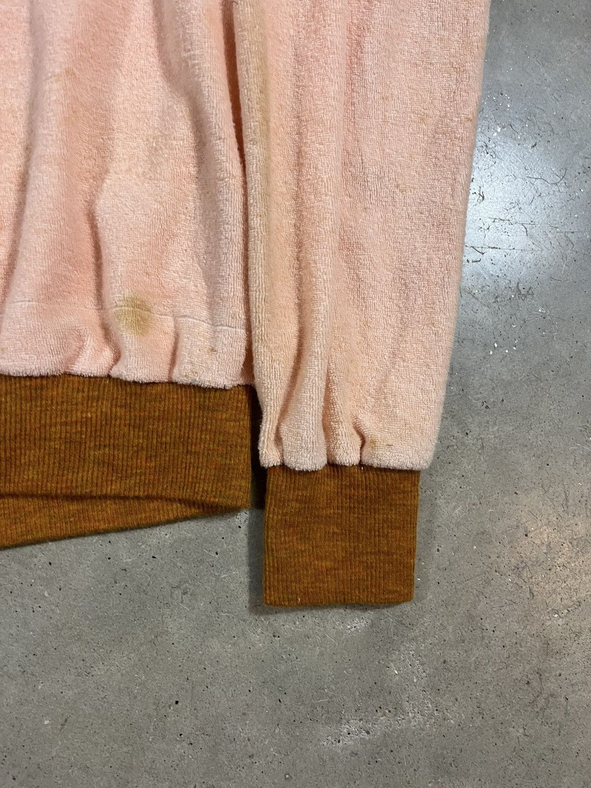 Vintage Vintage 70s Two Tone Terrycloth Sweatshirt Size US XS / EU 42 / 0 - 3 Thumbnail