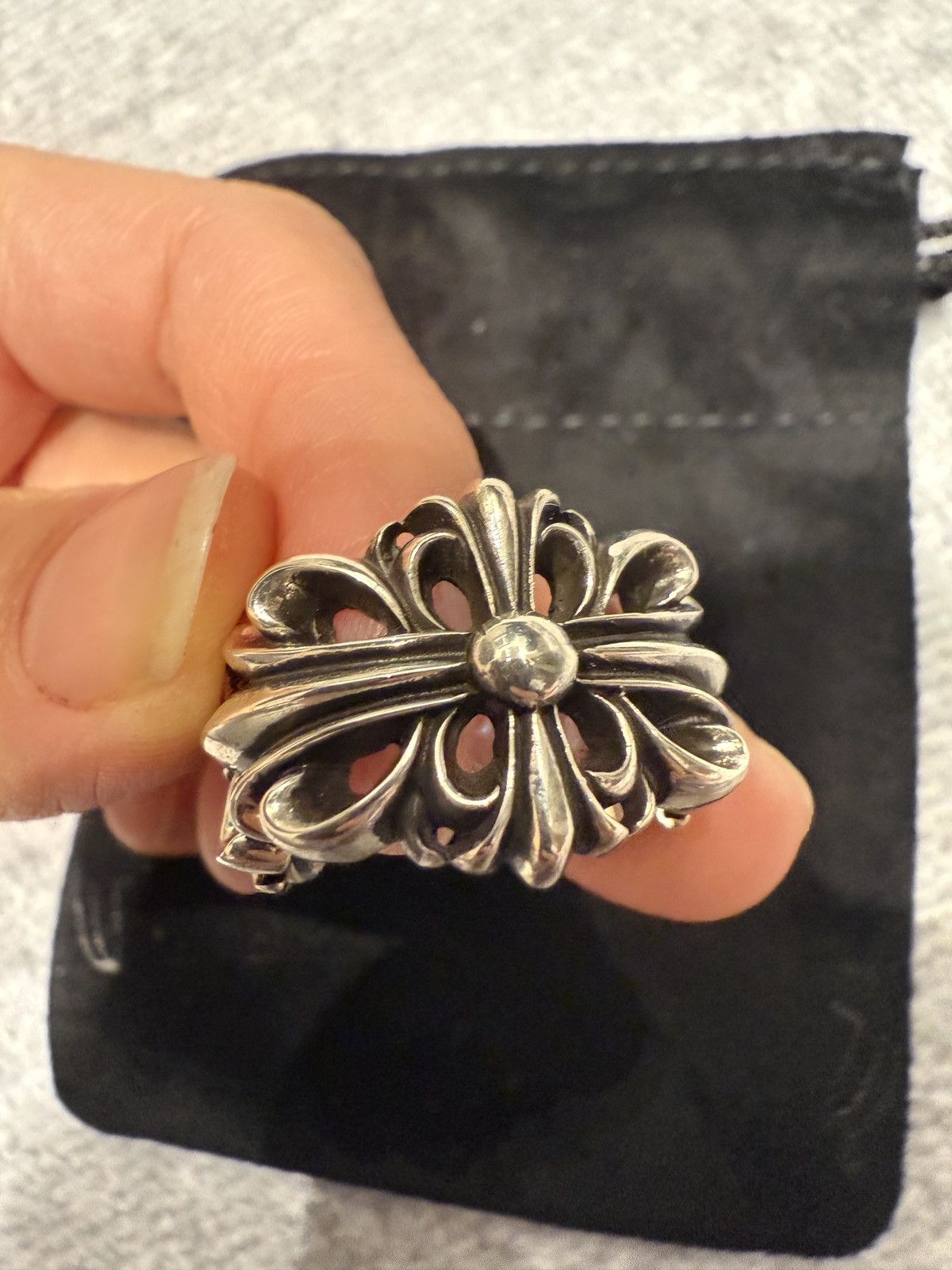 Chrome Hearts Chrome Hearts Double Floral Ring size 8 Size ONE SIZE - 1 Thumbnail