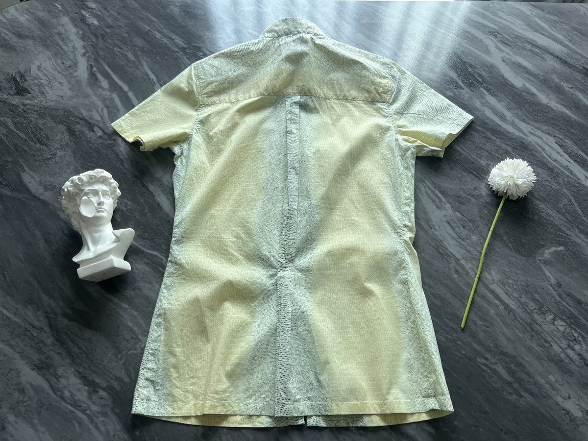 A.P.C. A.P.C : Snake Skin Two Tone Button Ups Size S / US 4 / IT 40 - 3 Thumbnail
