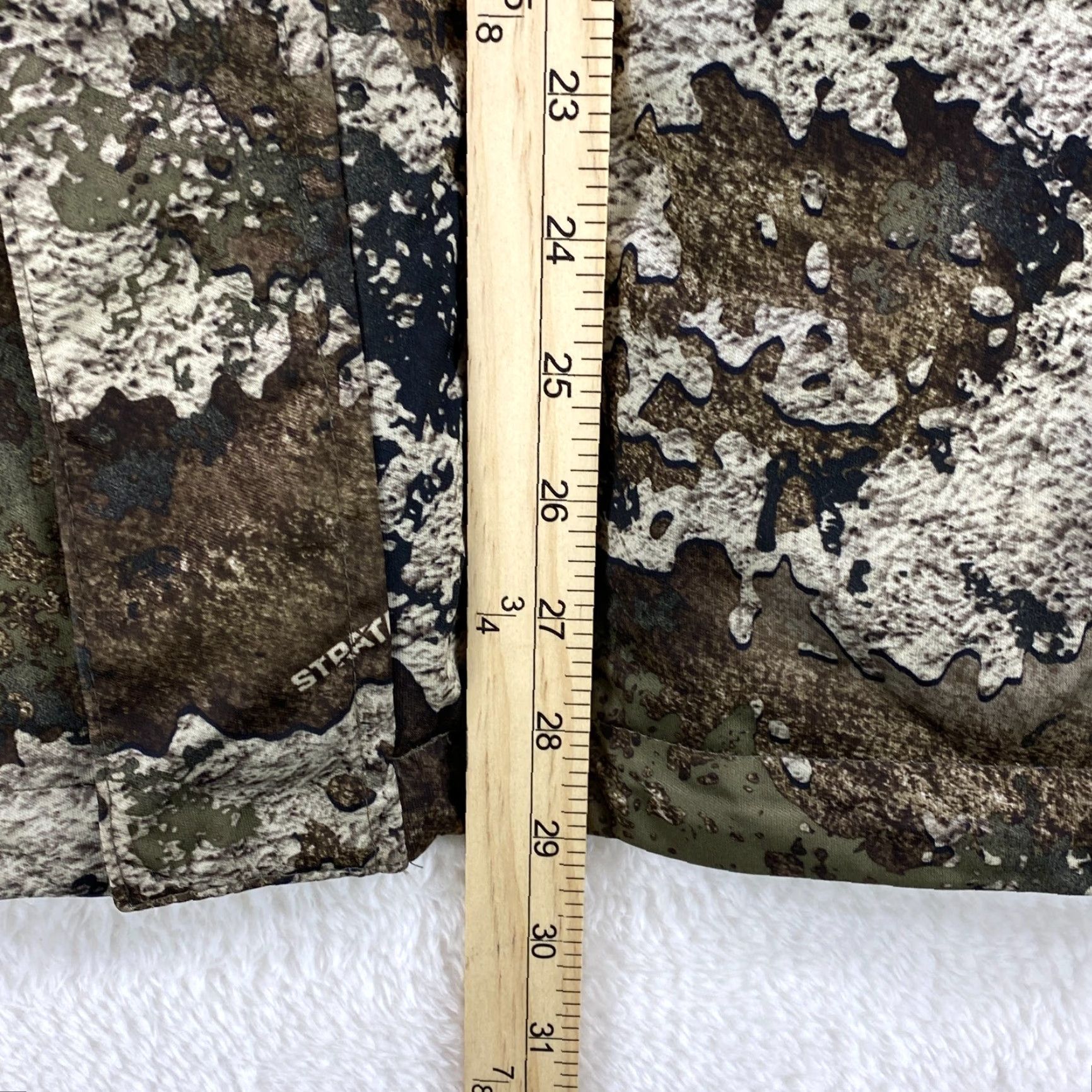 Vintage VINTAGE Red Head Bass Pro Bone Dry Strata Camo Small Hooded Hunting Jacket Camouflage Size US S / EU 44-46 / 1 - 5 Thumbnail
