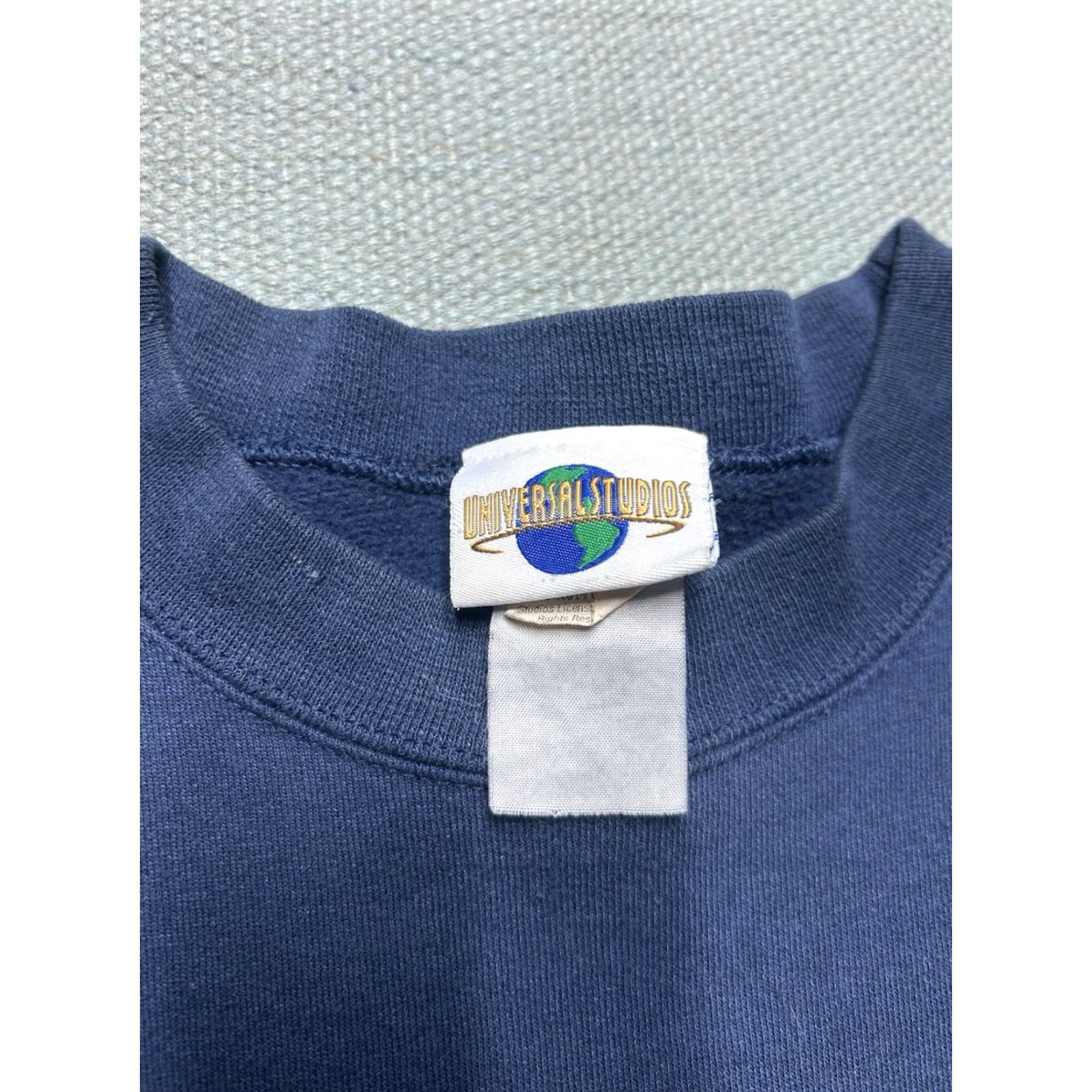 Vintage VINTAGE Sweatshirt Crewneck University Woody Woodpecker Universal Studio Distressed XL Blue Mens Size US XL / EU 56 / 4 - 7 Thumbnail