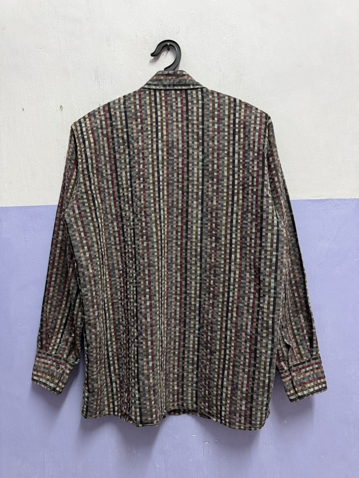 Missoni Missoni Multicolour Small Checkered Button Up Shirt Size US M / EU 48-50 / 2 - 9 Thumbnail