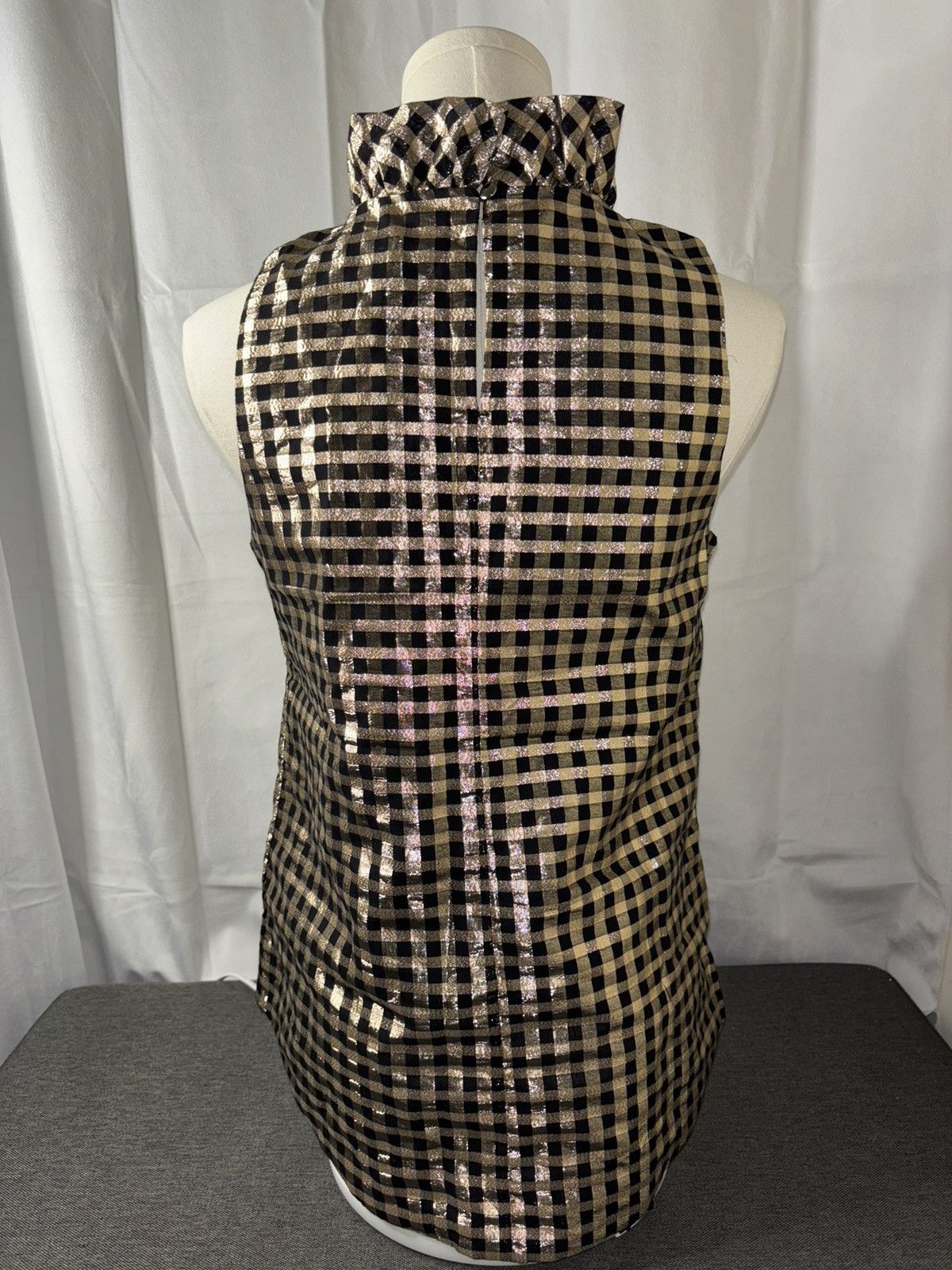 J.Crew New J. Crew Sleeveless Top Black and Gold Size XXS Size XXS / US 00 / IT 34 - 3 Thumbnail