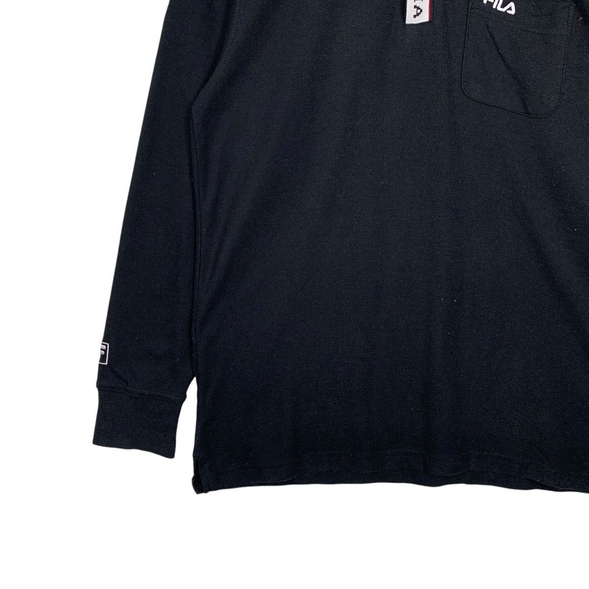 Fila FILA Embroidery Small Logo Long Sleeve Polo Shirt #2613-C117 Size US M / EU 48-50 / 2 - 7 Thumbnail