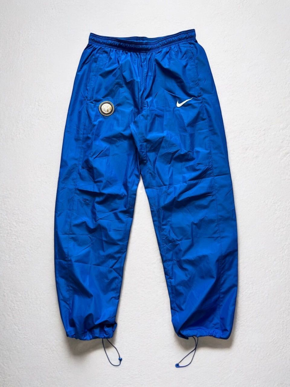 Nike × Vintage NIKE INTER MILAN TRACK PANTS PARACHUTE Y2K SOCCER FOOTBALL Size US 34 / EU 50 - 1 Thumbnail