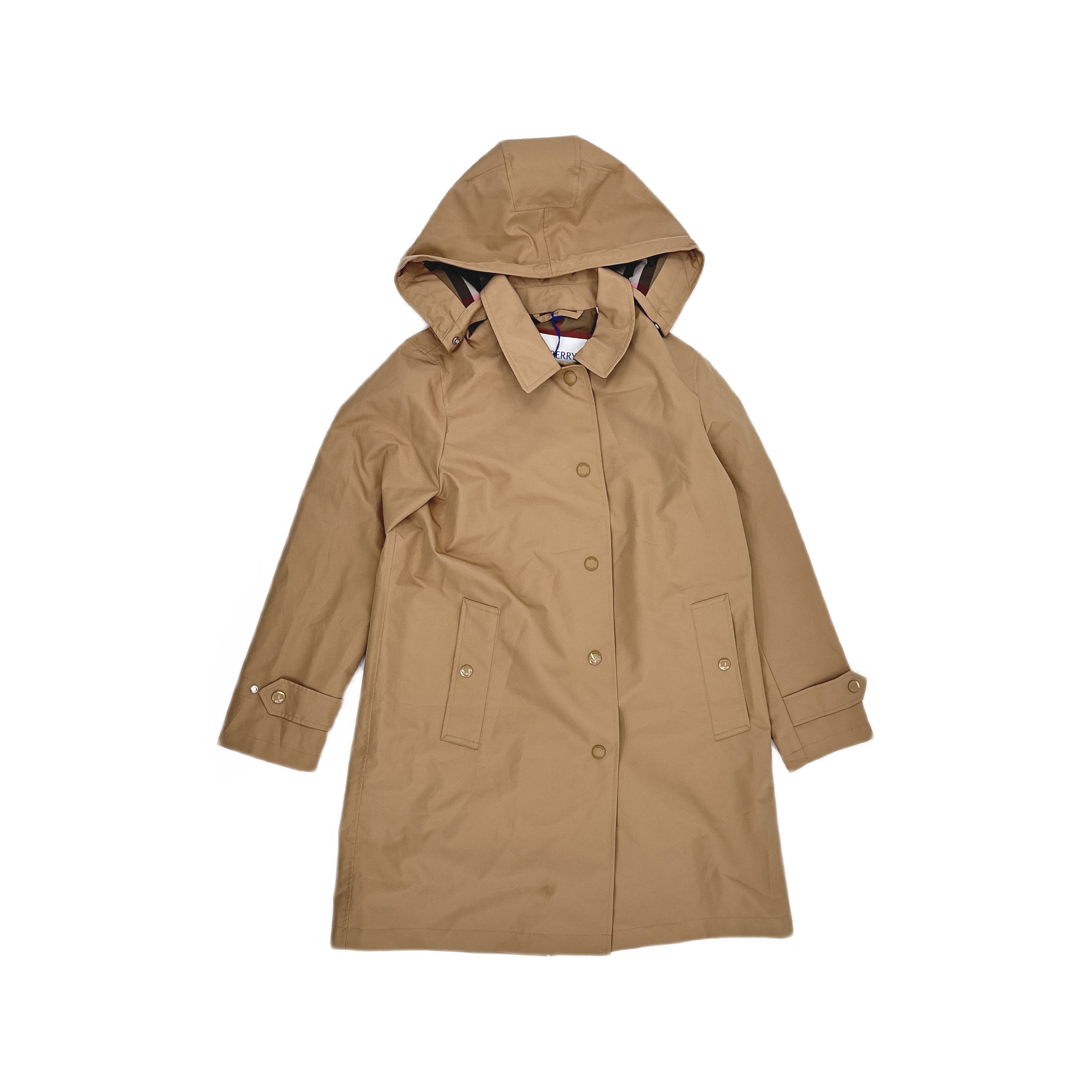 Burberry Burberry Hooded Coat Size IT 42 Size M / US 6-8 / IT 42-44 - 1 Thumbnail
