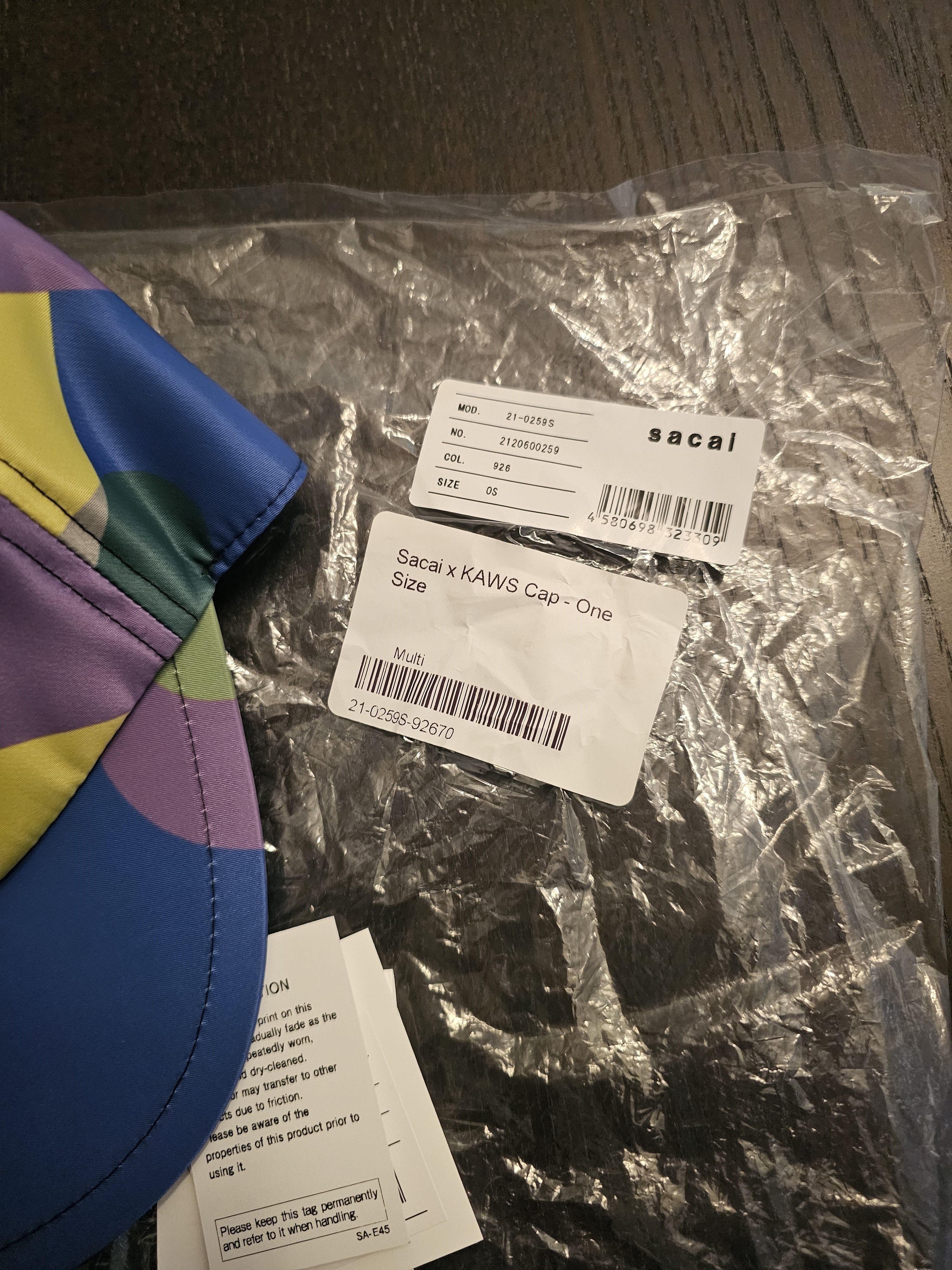 Kaws × Sacai Sacai x Kaws Strapback Hat Size ONE SIZE - 6 Thumbnail