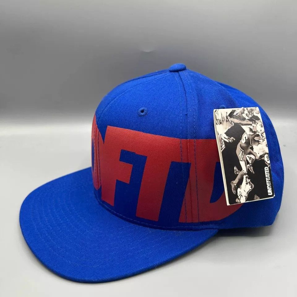 Undefeated Undefeated Hat Men Blue Big Logo Snap Back Cap New Size ONE SIZE - 2 Thumbnail