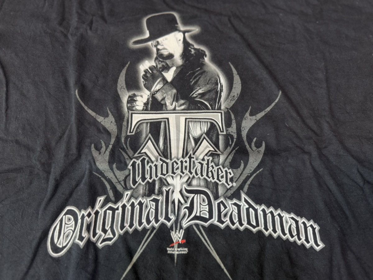 Vintage × WWE × WWF Vintage 2000s WWE Undertaker T Shirt WWF Size US XL / EU 56 / 4 - 3 Thumbnail