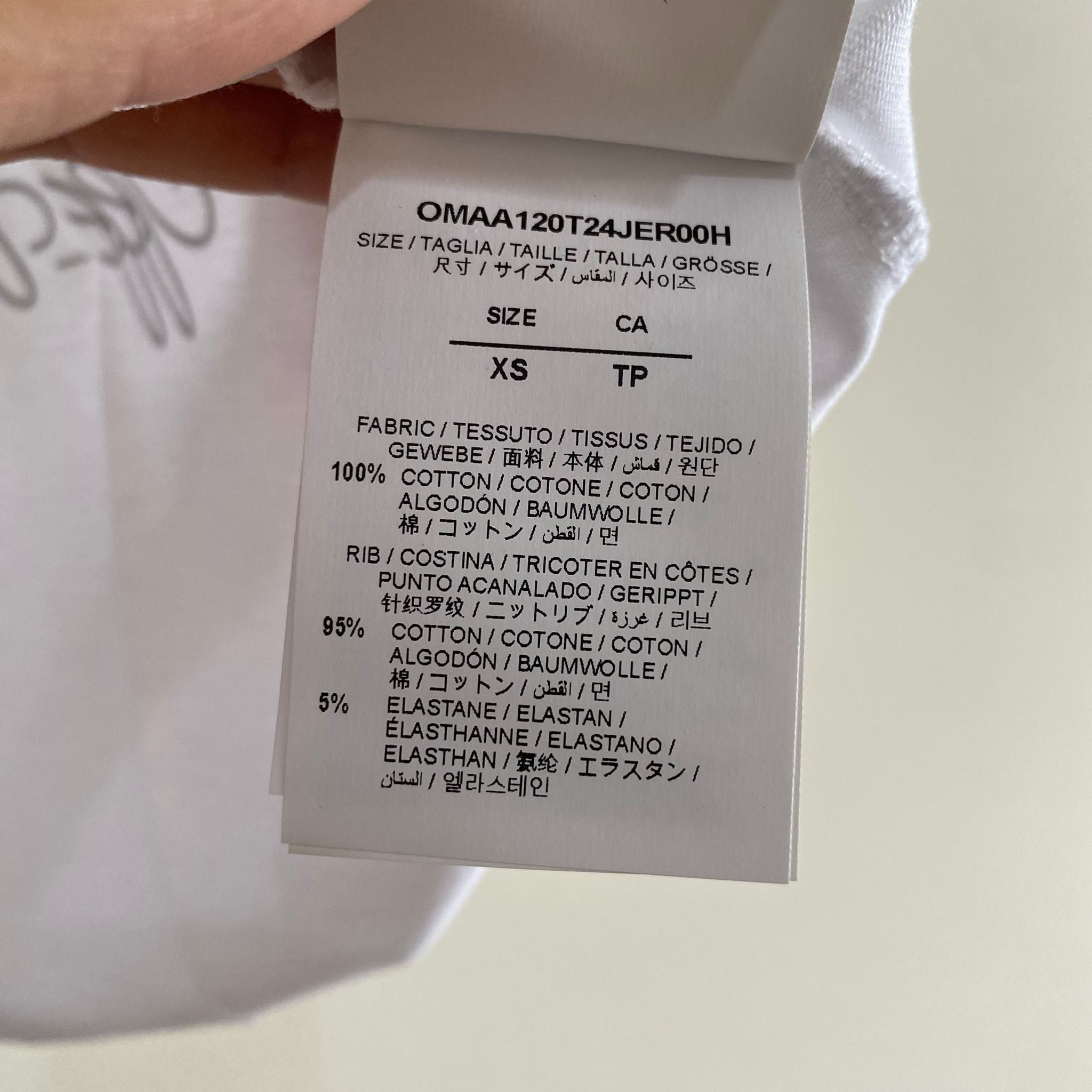 Off-White White Ask Legal Arrows Oversized Skate T-Shirt Size US XS / EU 42 / 0 - 8 Thumbnail