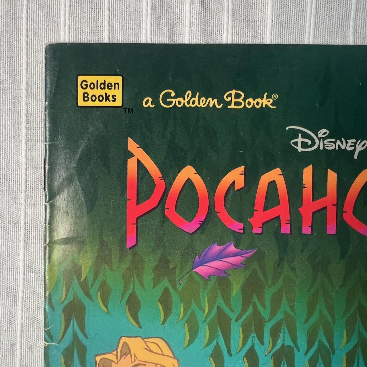 Designer Disney's Pocahontas (Big Golden Book) 1st Printing 1995 HTF Size ONE SIZE - 2 Thumbnail