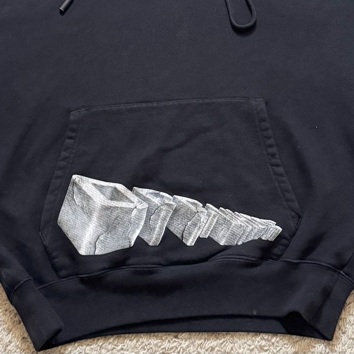 Off-White Off-White Black Pullover Leopard Girl Graphic Hoodie Size US L / EU 52-54 / 3 - 3 Thumbnail