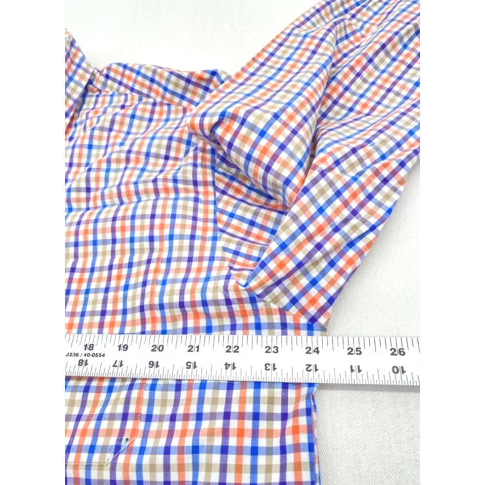 Orvis Orvis Mens Signature Series Long Sleeve Button-Down Check Shirt Mens Large Multicolor Cotton Knit Casual Button-Up Shirt Mens Regular Size US L / EU 52-54 / 3 - 6 Thumbnail