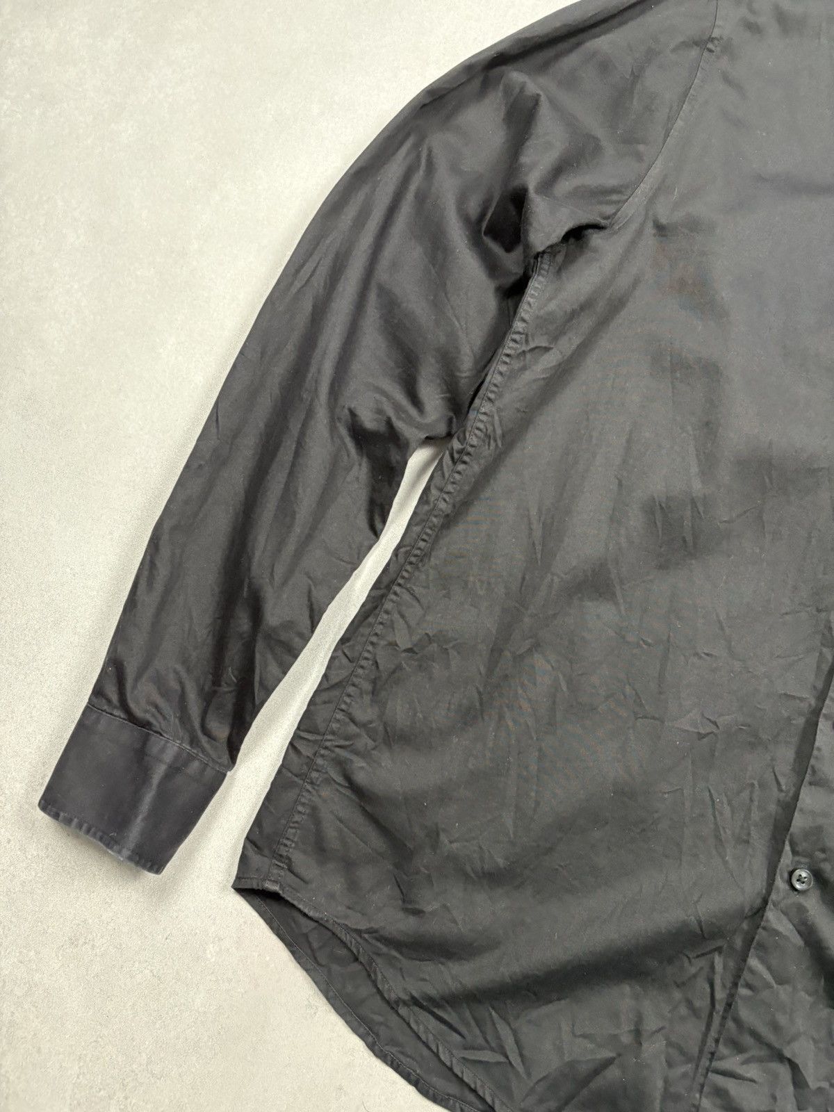 Other Splash Black Button Up Shirt Swarovski Crystal Collar Size L Size US L / EU 52-54 / 3 - 3 Thumbnail