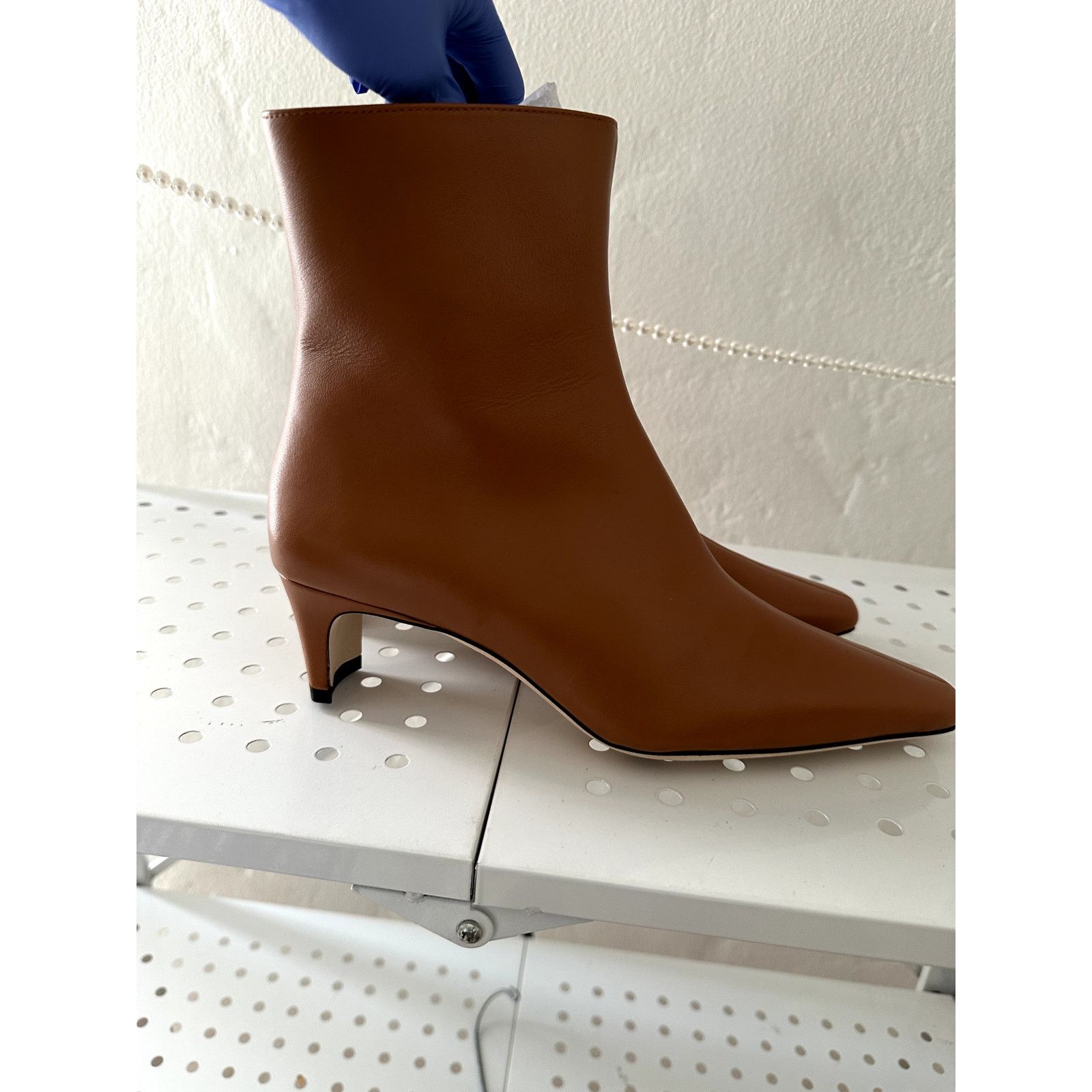 Staud STAUD Wally Ankle boots in brown leather (Size: 38) Size US 8 / IT 38 - 3 Thumbnail