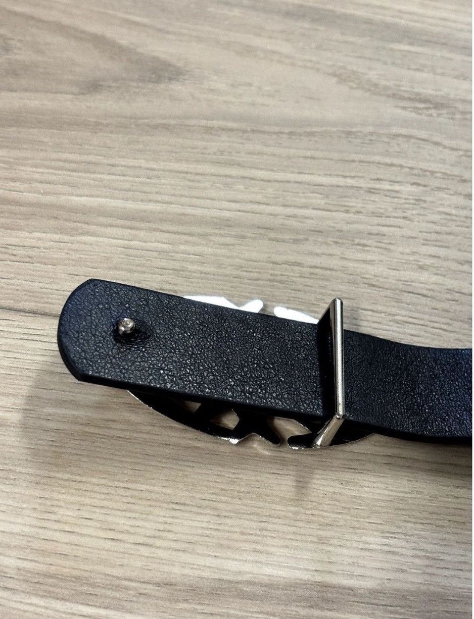 Japanese Brand × Vintage Black Triple Star Belt Size 30 - 3 Thumbnail