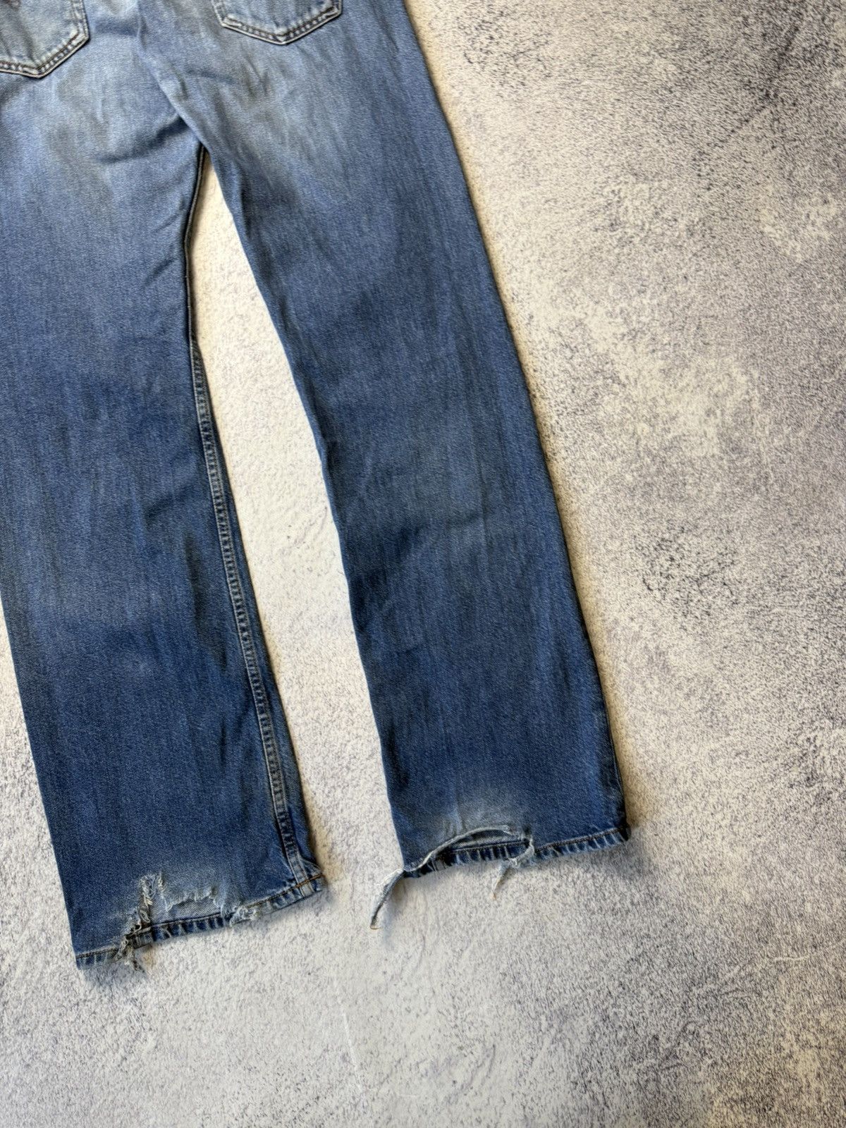 Diesel Men's Vintage Diesel Industry Distressed Faded Jeans Size 32 Size US 32 / EU 48 - 5 Thumbnail