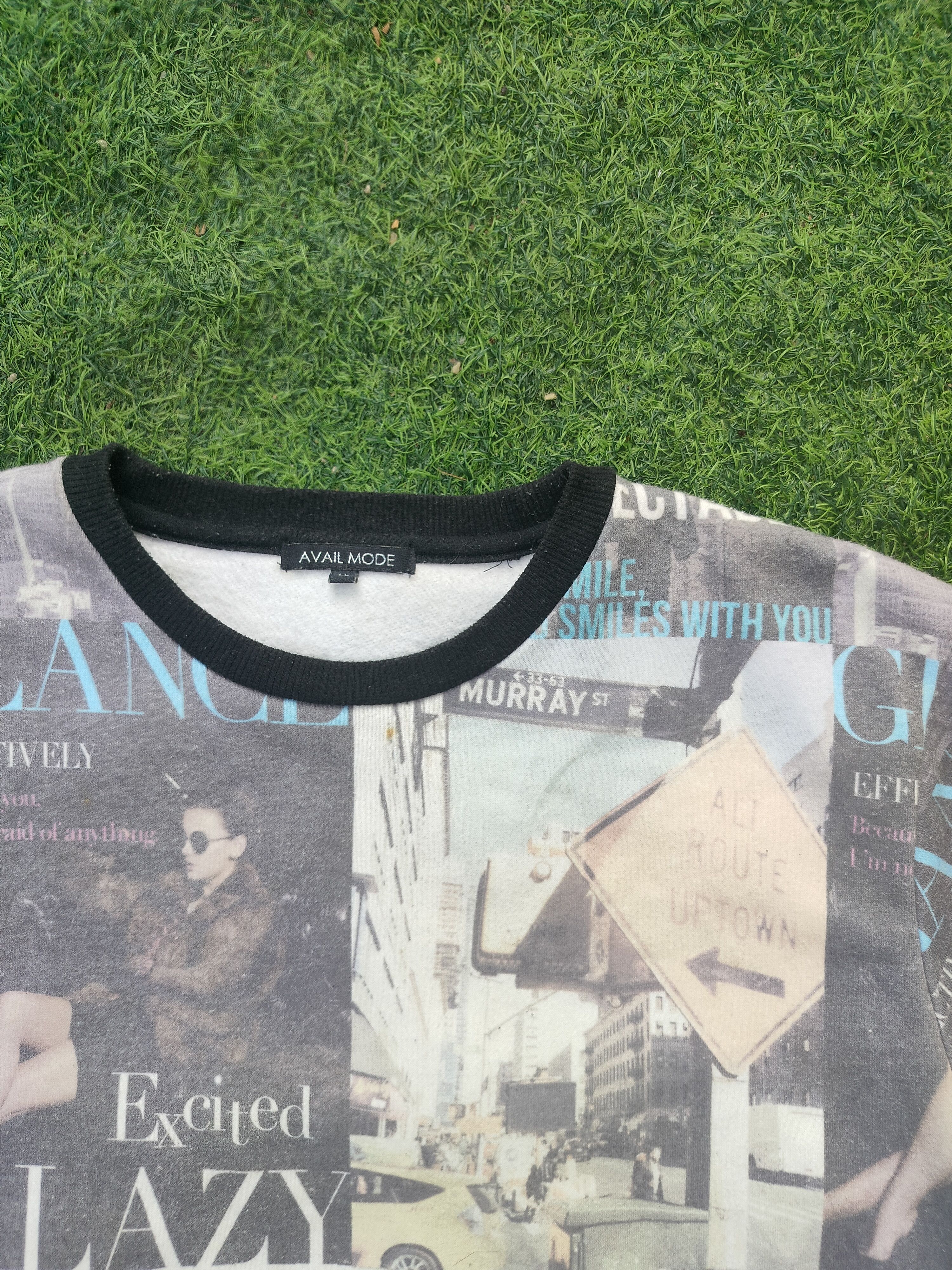 Japanese Brand AVAIL MODE FULLPRINT SWEATSHIRT Size US L / EU 52-54 / 3 - 4 Thumbnail