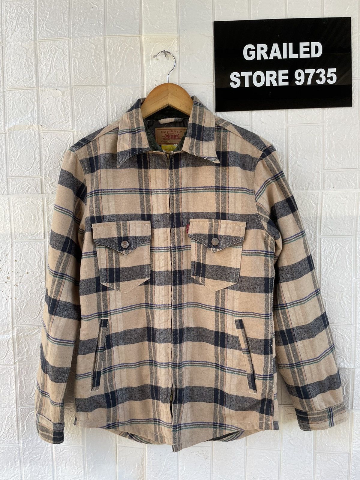 Japanese Brand Levis Long Sleeve Shirt Size US M / EU 48-50 / 2 - 1 Thumbnail