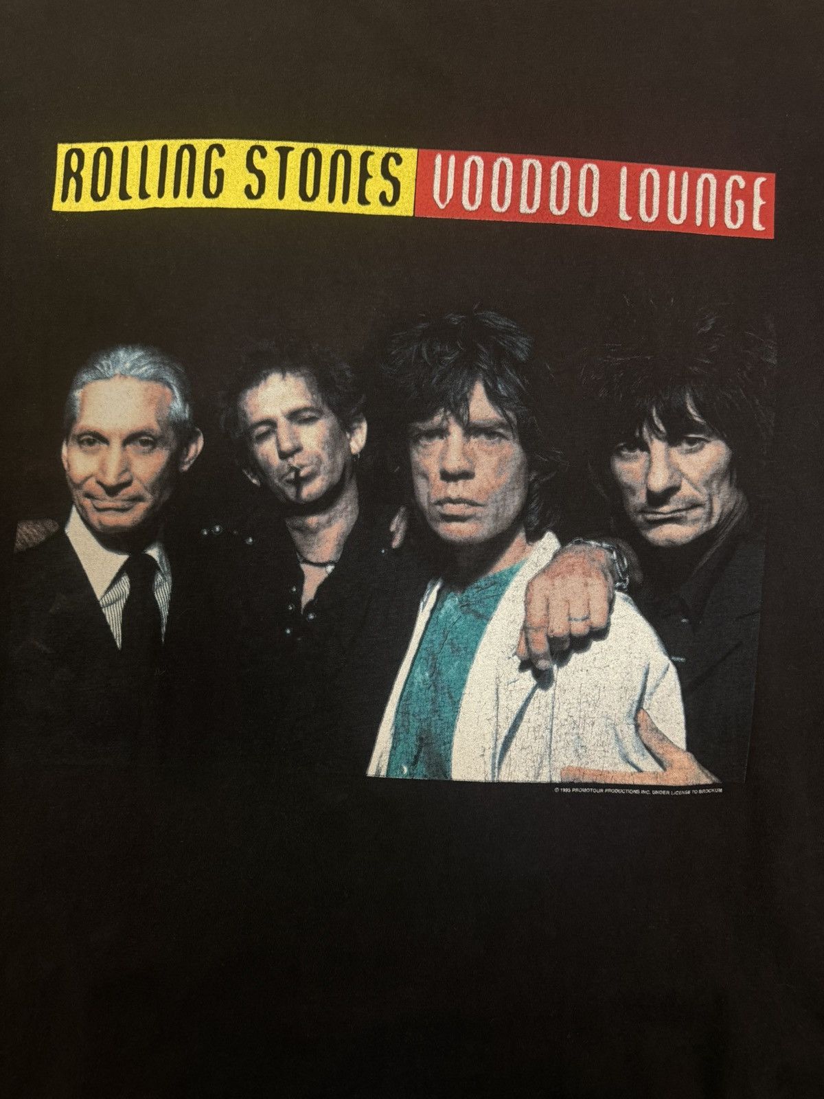 Band Tees 1994-1995 The Rolling Stones Voodoo Lounge World Tour Tshirt Size US L / EU 52-54 / 3 - 3 Thumbnail