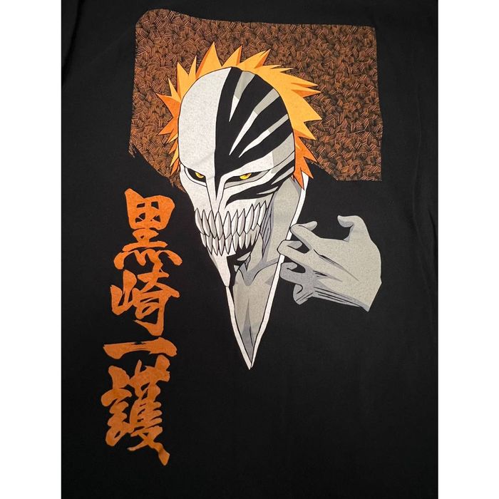 Bleach Ichigo Orange Flame Cutout Long Sleeve T-Shirt, Size: Medium, Ripple Junction