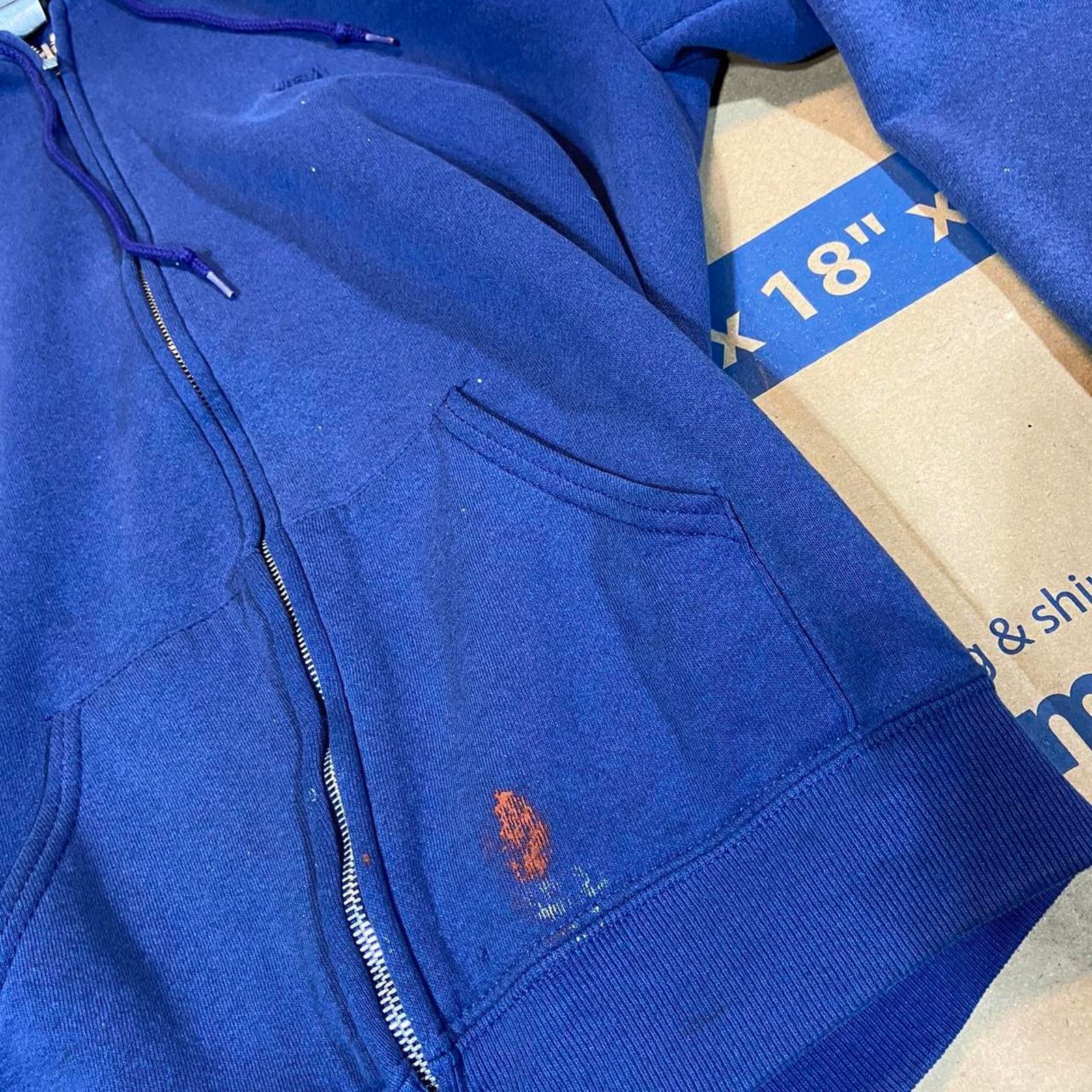 Hanes 90s blank olympic zip up Size US L / EU 52-54 / 3 - 2 Thumbnail