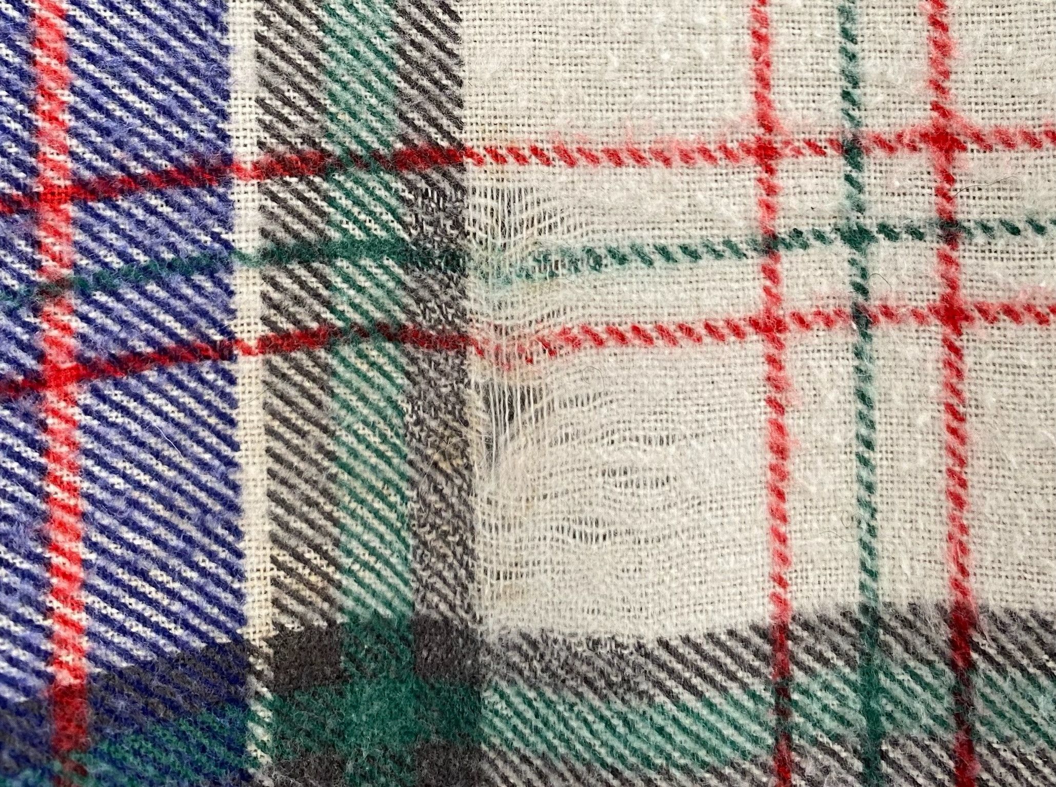 Vintage 80’s Outreach Plaid Lined Flannel Distressed Shirt Large Size US L / EU 52-54 / 3 - 11 Thumbnail