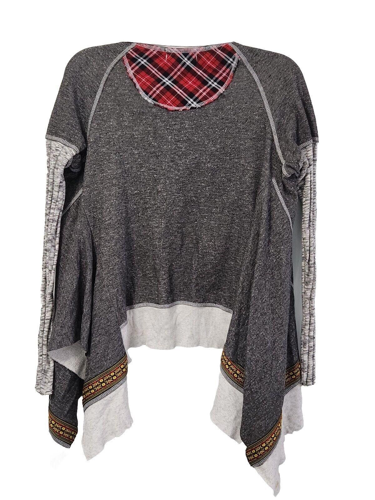 Designer Scrapbook Sweater Size Medium Aztec Assymetrical Hem Open Size M / US 6-8 / IT 42-44 - 2 Thumbnail