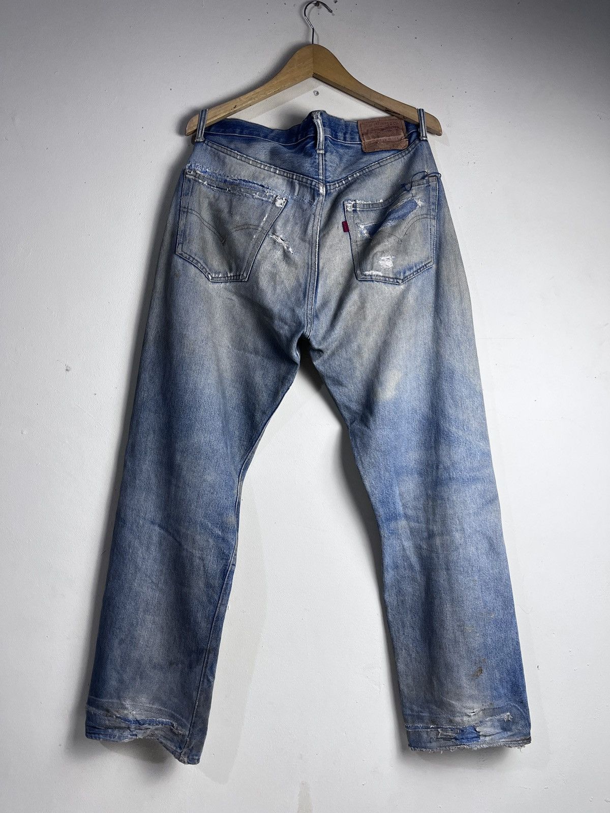 Levi's RARE LEVIS 66 501 SELVEDGE DISTRESSED 60/70s Size US 34 / EU 50 - 4 Thumbnail