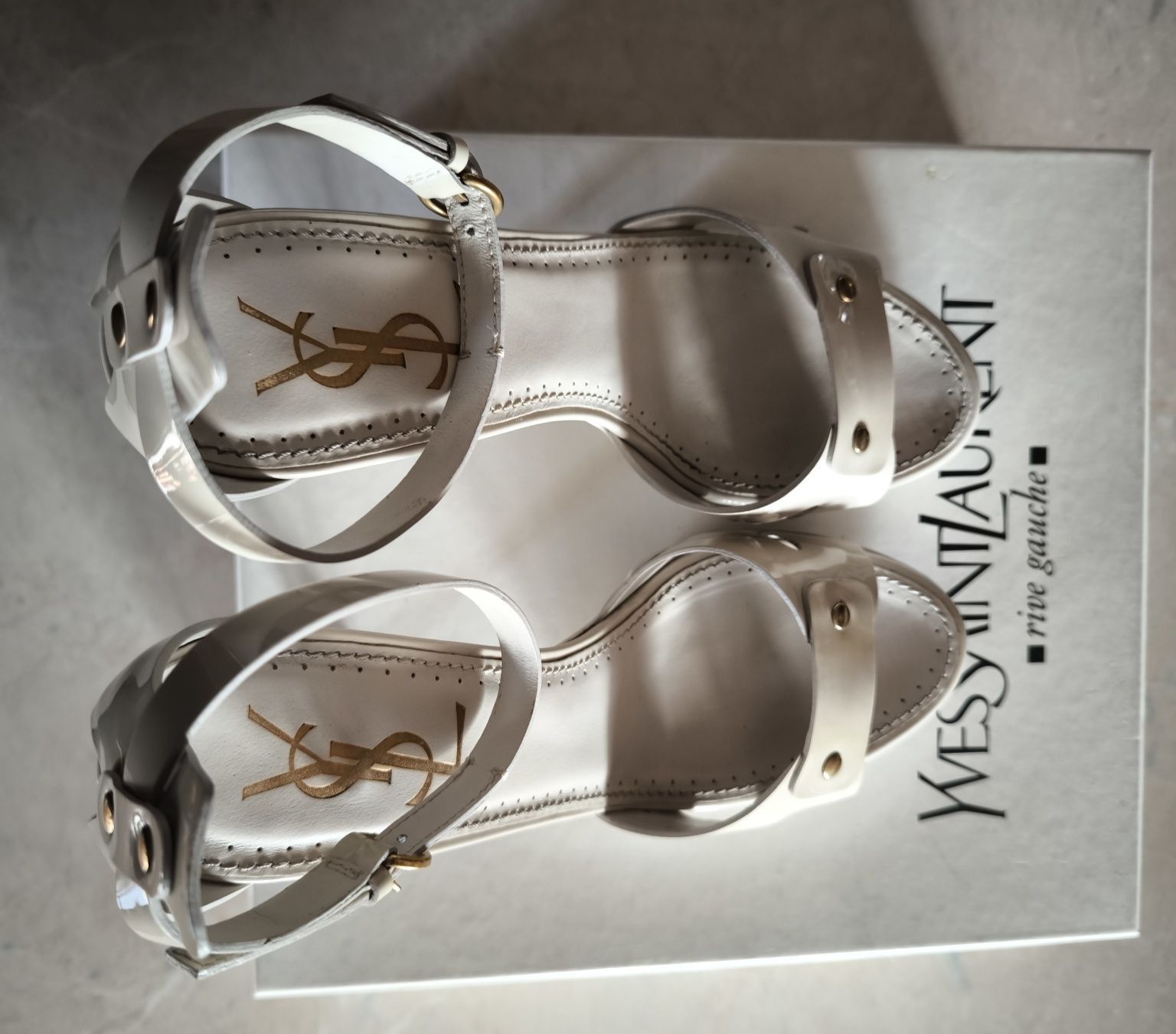 Yves Saint Laurent YSL Rive Gauche Heels Size US 9 / IT 39 - 3 Thumbnail
